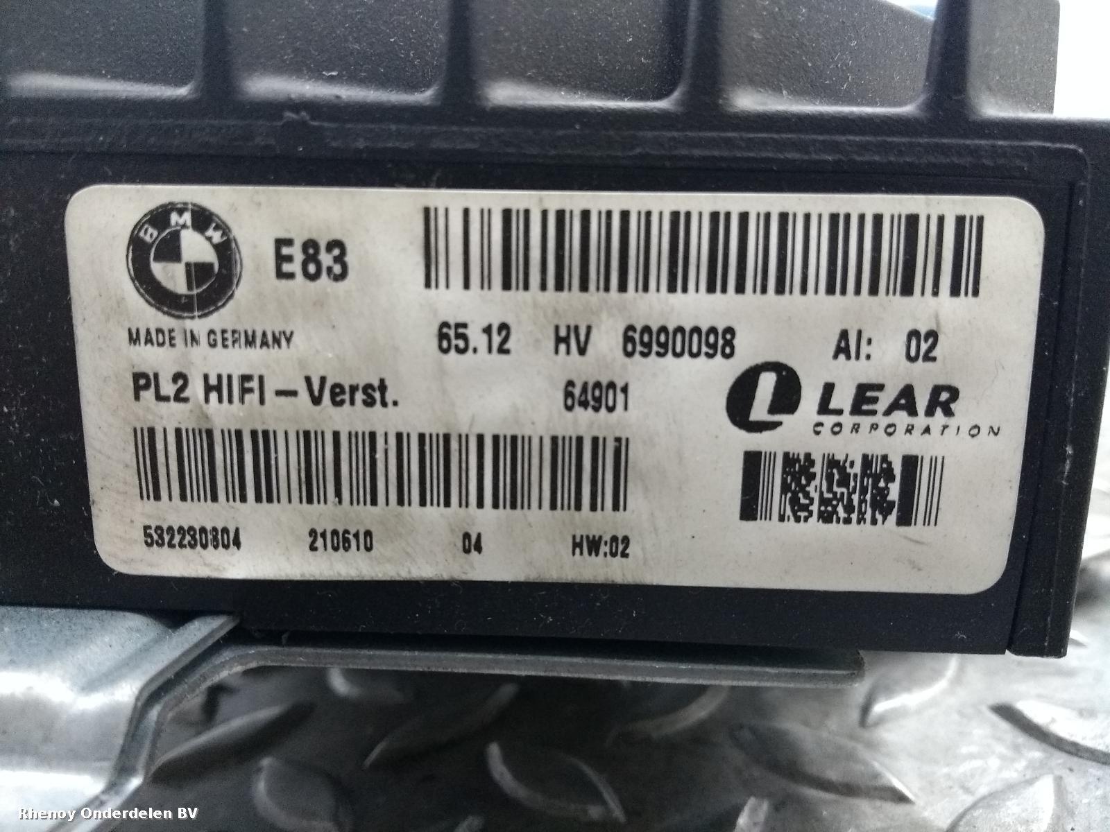 View Auto part VERSTERKER UNIT AUDIO BMW X3 2007