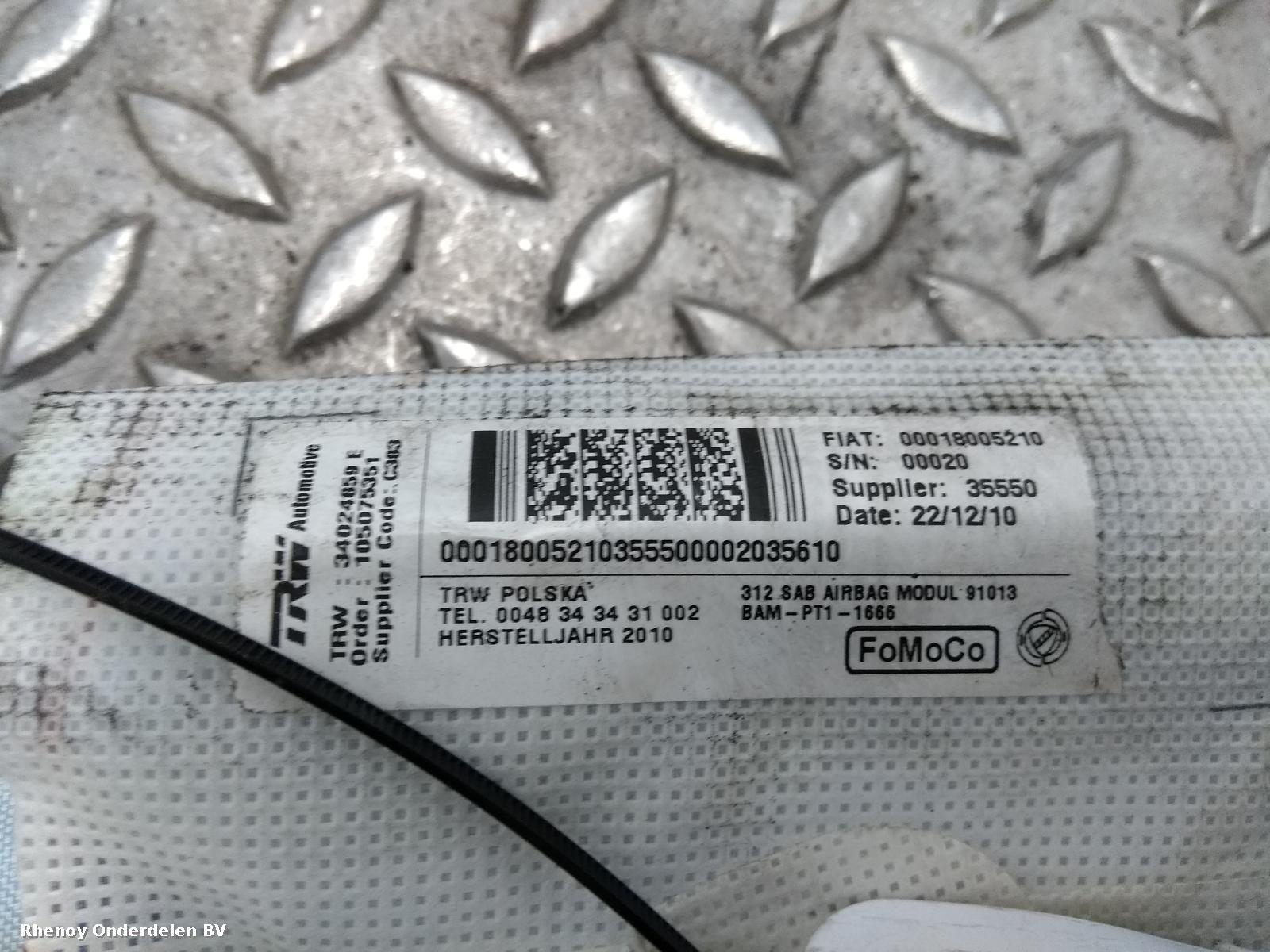 View Auto part AIRBAG RECHTS FORD KA 2011