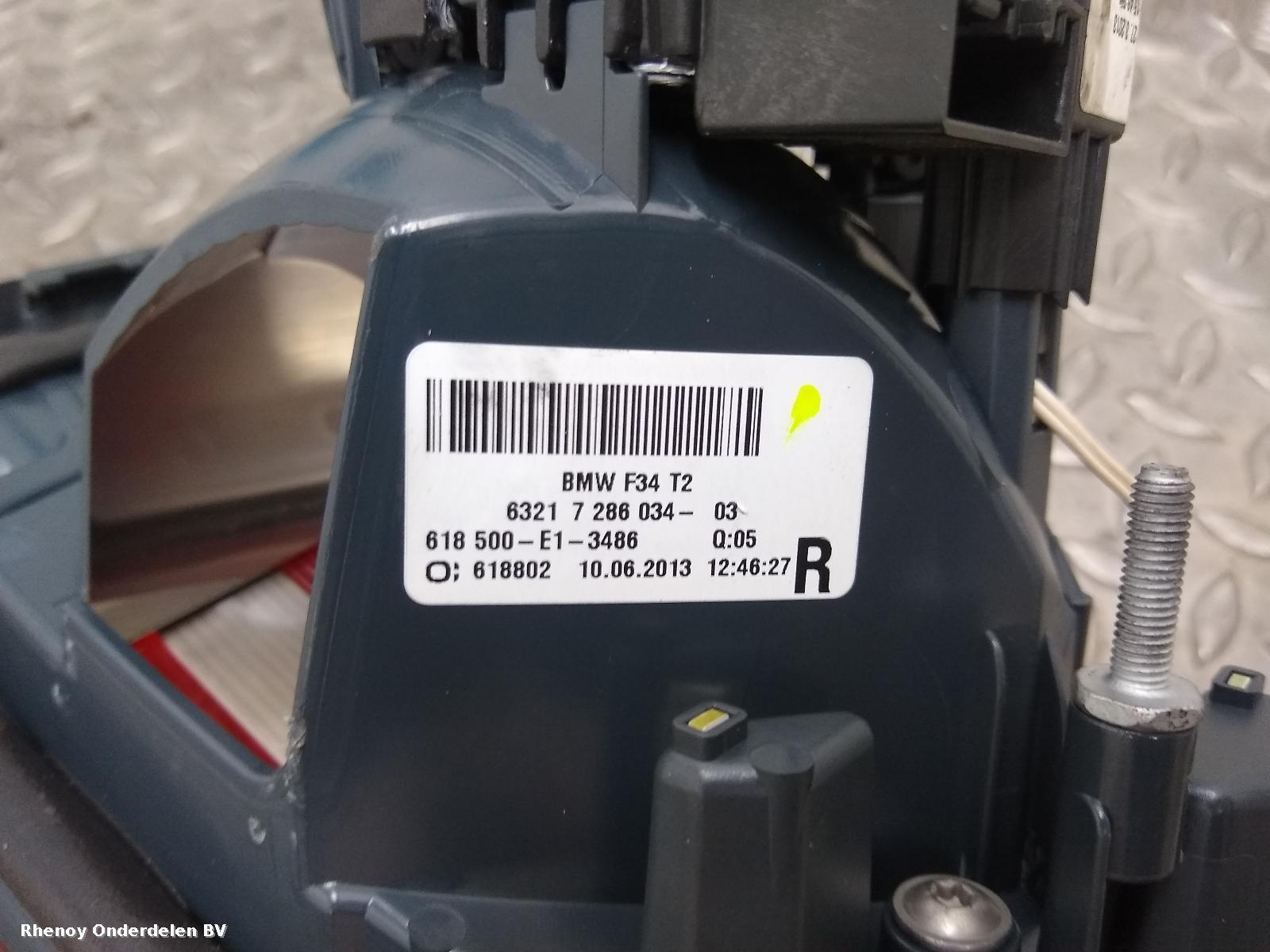 View Auto part ACHTERLICHT BMW 3 SERIES GRAN TURISMO (GT) 2013