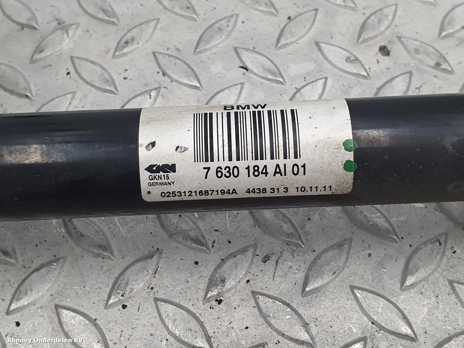 2011 BMW 5 SERIES AANDRIJFAS R View Auto part AANDRIJFAS R BMW 5 SERIES 2011
