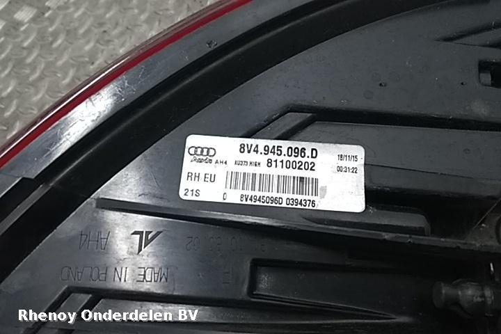 View Auto part ACHTERLICHT R AUDI A3 2016