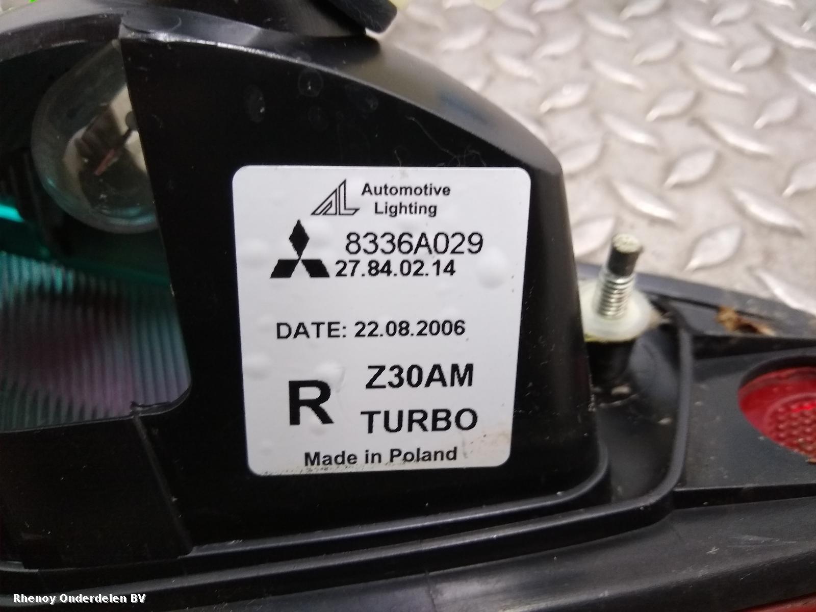 View Auto part ACHTERLICHT R MITSUBISHI COLT 2007