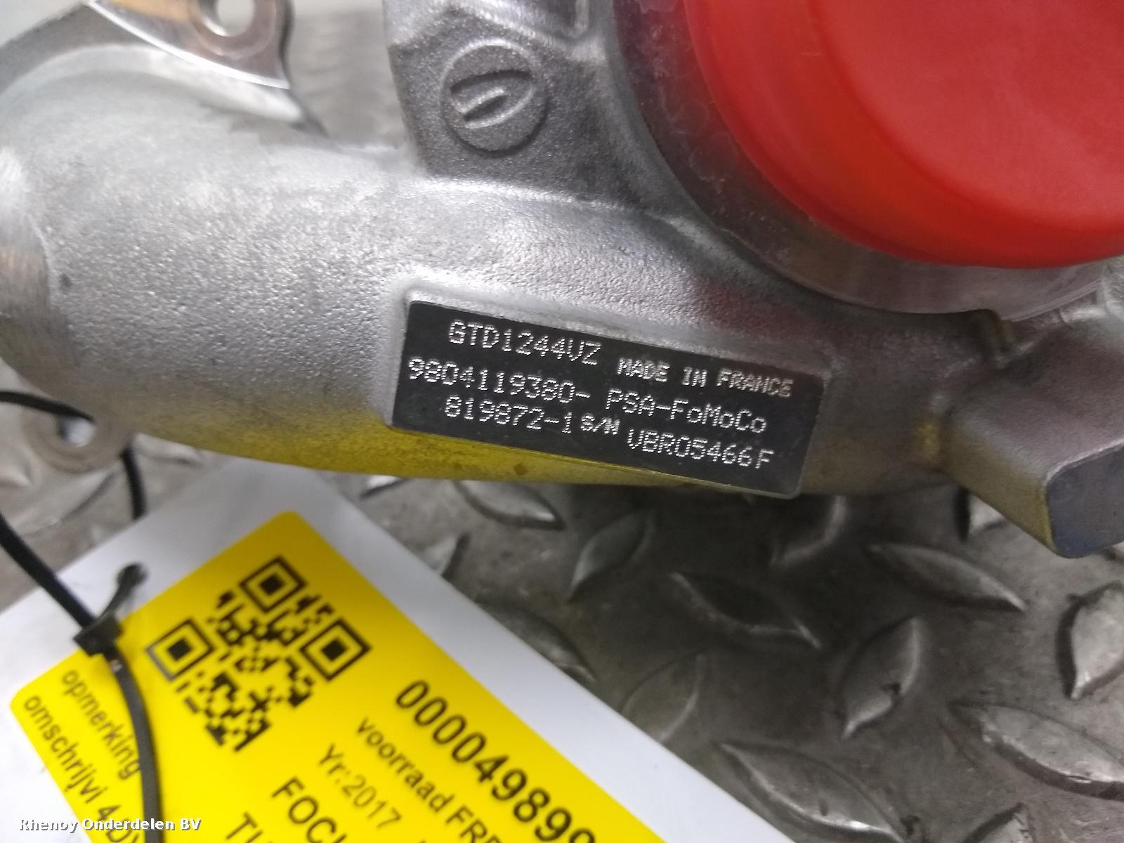 View Auto part TURBO FORD FOCUS 2017