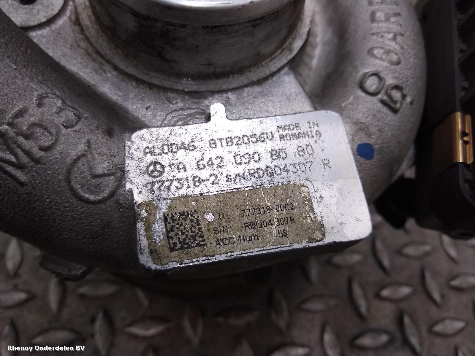 View Auto part TURBO MERCEDES E CLASS 2010