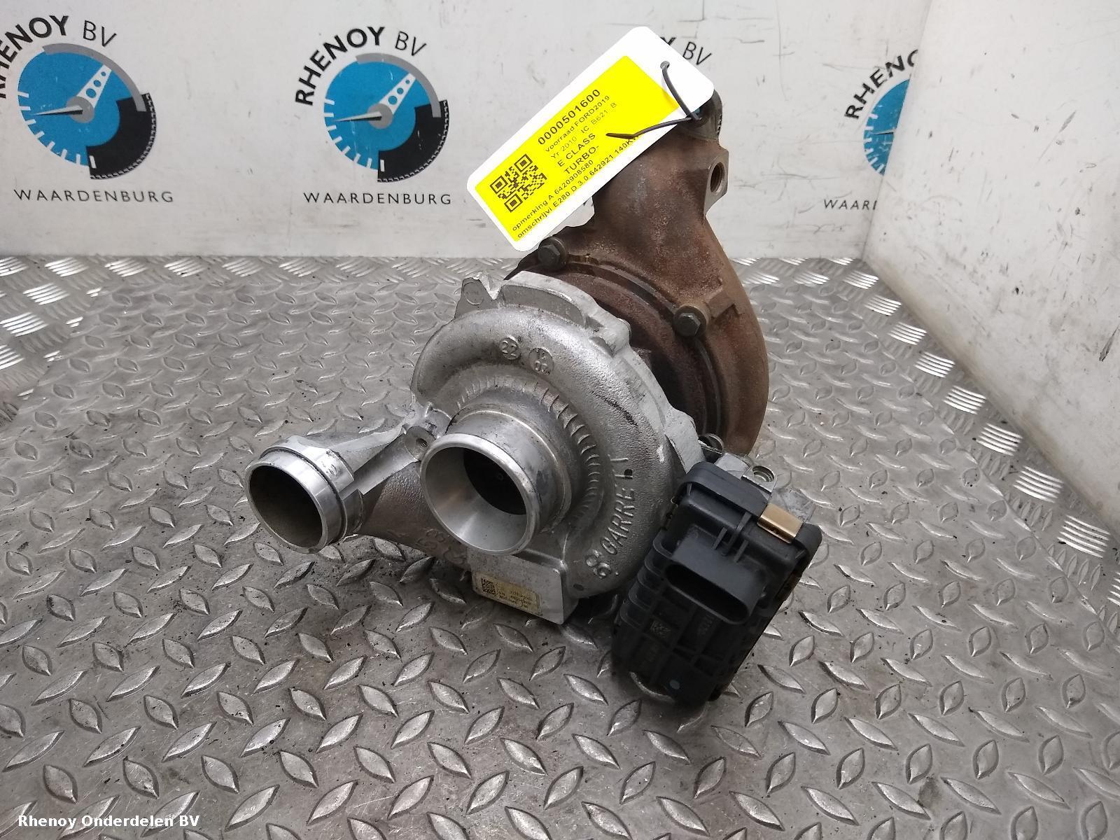 View Auto part Turbocharger MERCEDES E CLASS 2010