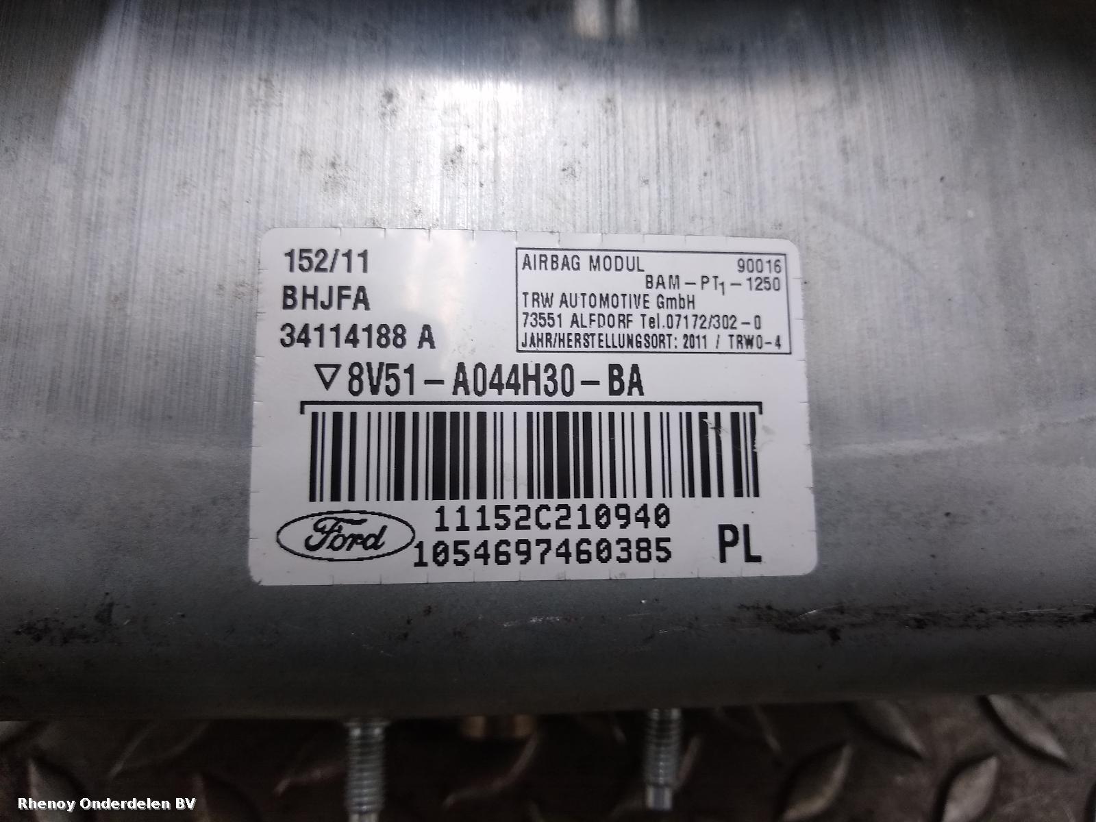 View Auto part AIRBAG RECHTS FORD FIESTA 2013