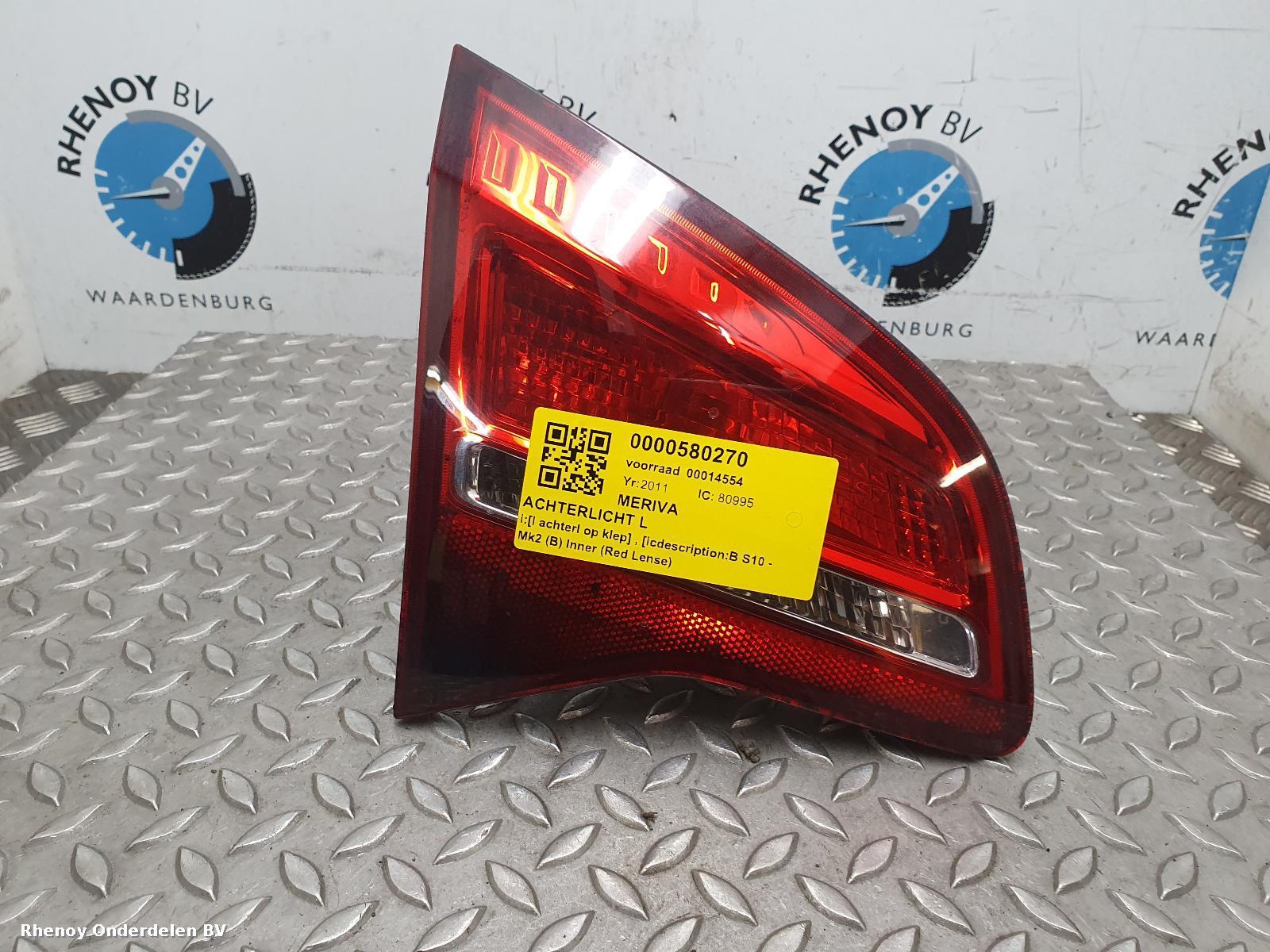 Bekijk Auto-onderdeel ACHTERLICHT L OPEL / VAUXHALL MERIVA 2011