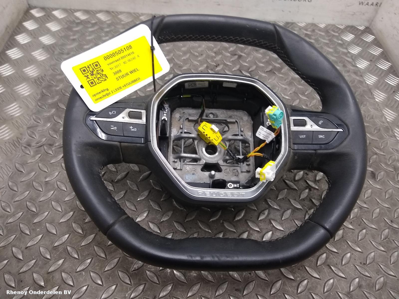 Bekijk Auto-onderdeel STUURWIEL PEUGEOT 3008 2017