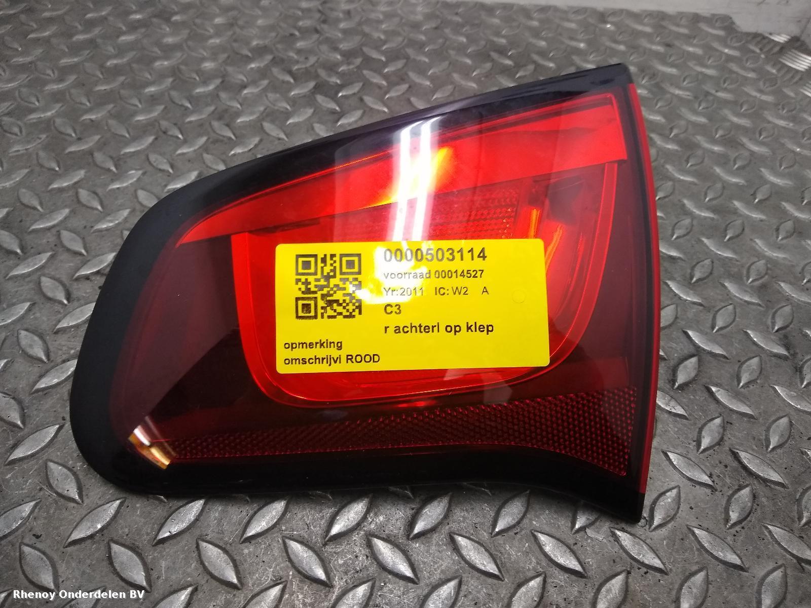 View Auto part R Taillight CITROEN C3 2011
