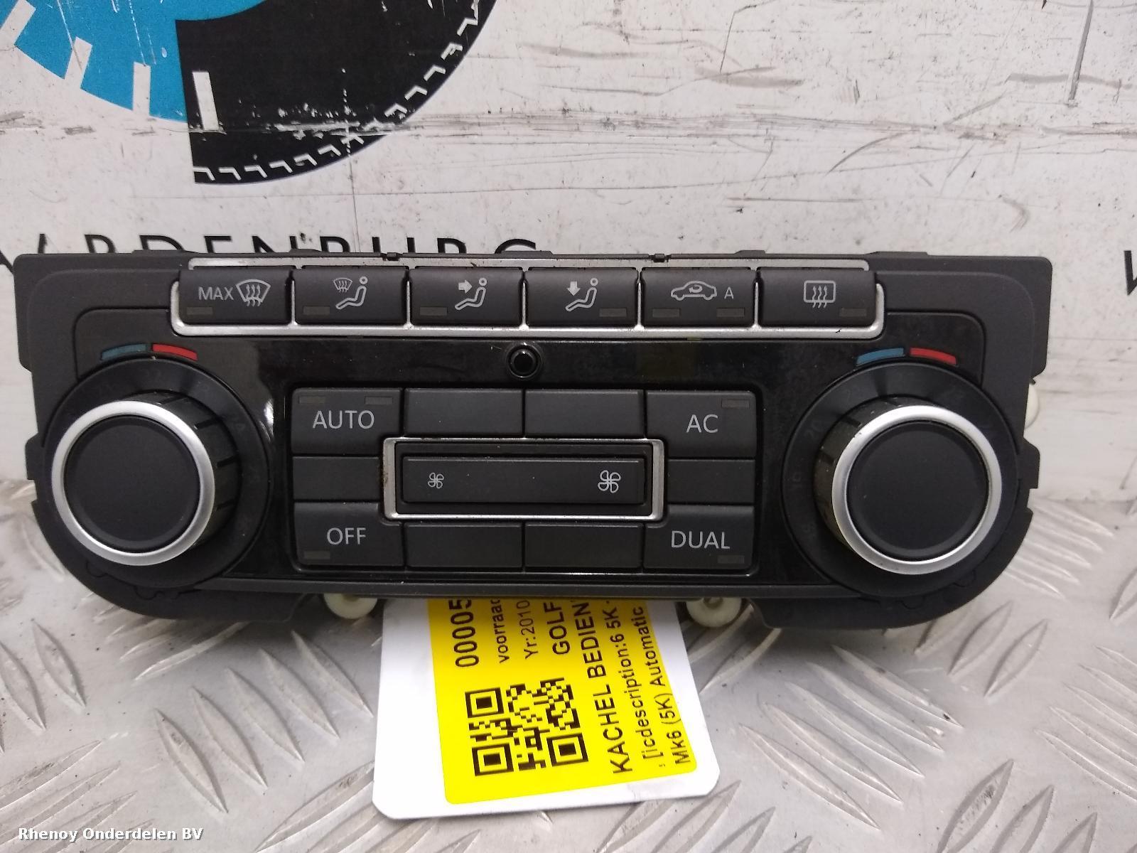 Bekijk Auto-onderdeel KACHEL BEDIENINGSPANEEL VOLKSWAGEN GOLF 2010