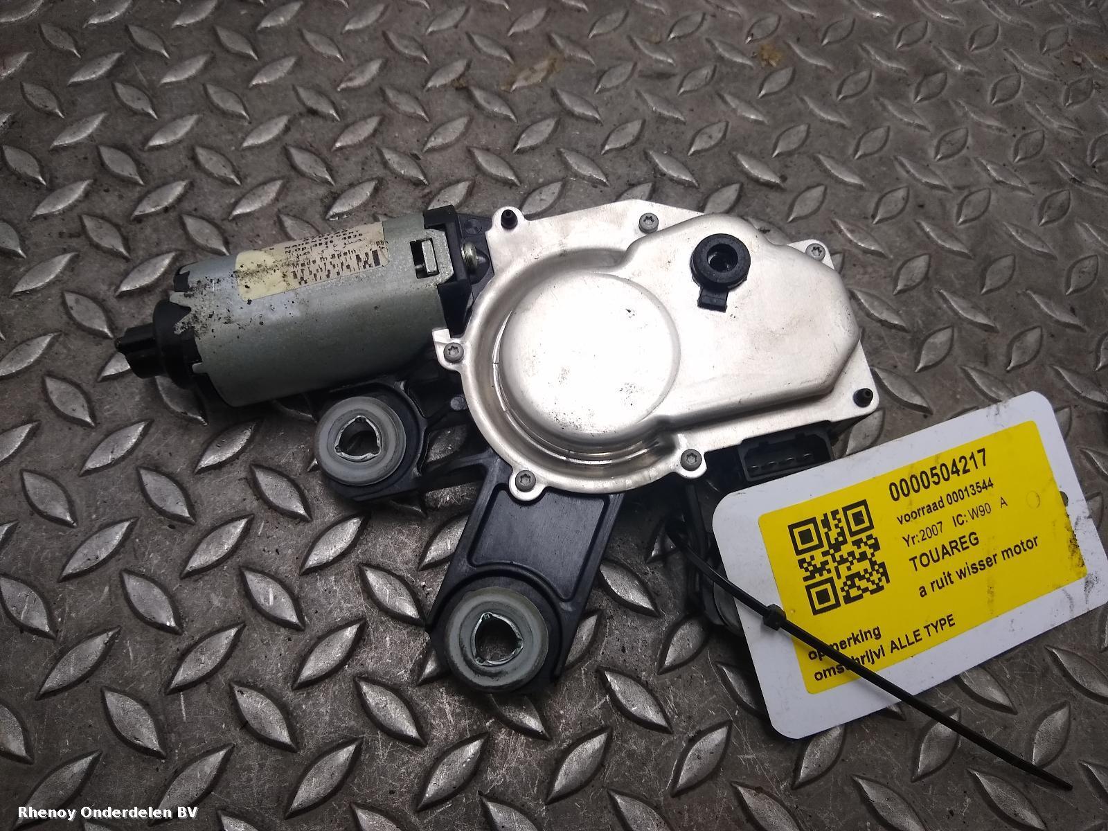 2007 VOLKSWAGEN TOUAREG RUITENWISSERMOTOR ACHTER View Auto part RUITENWISSERMOTOR ACHTER VOLKSWAGEN TOUAREG 2007