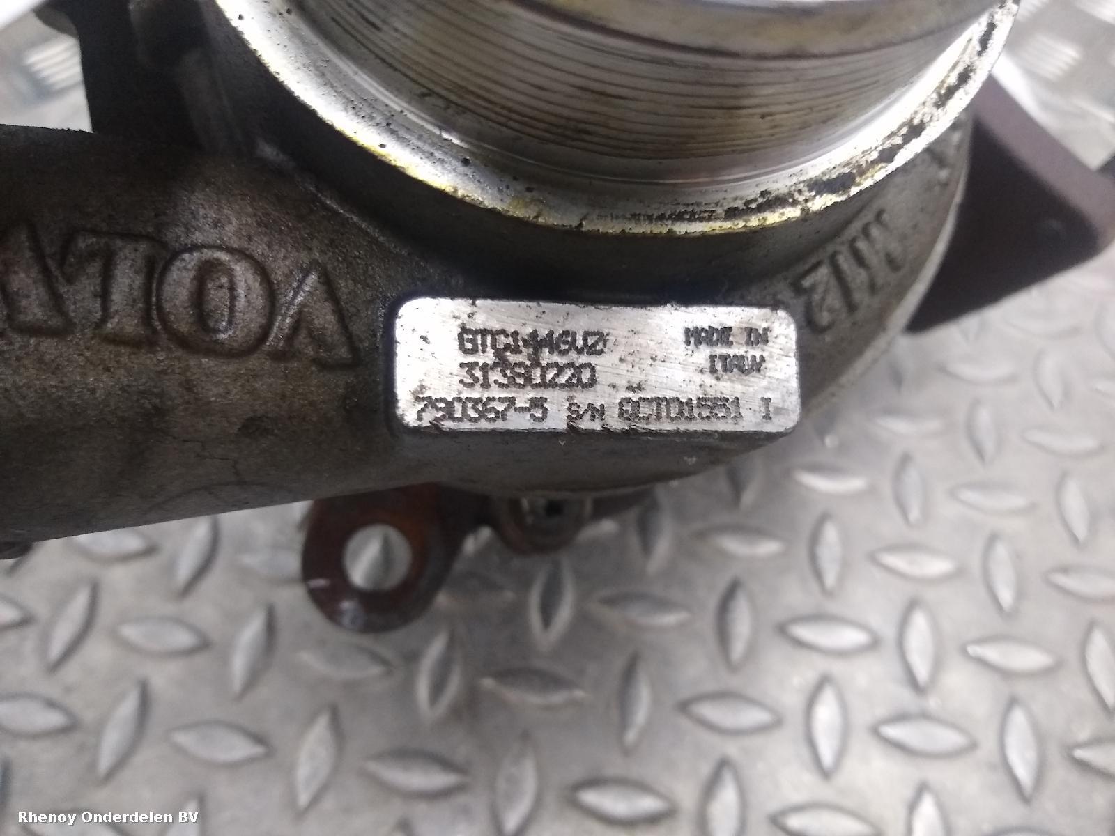 2013 VOLVO V40 TURBO View Auto part TURBO VOLVO V40 2013