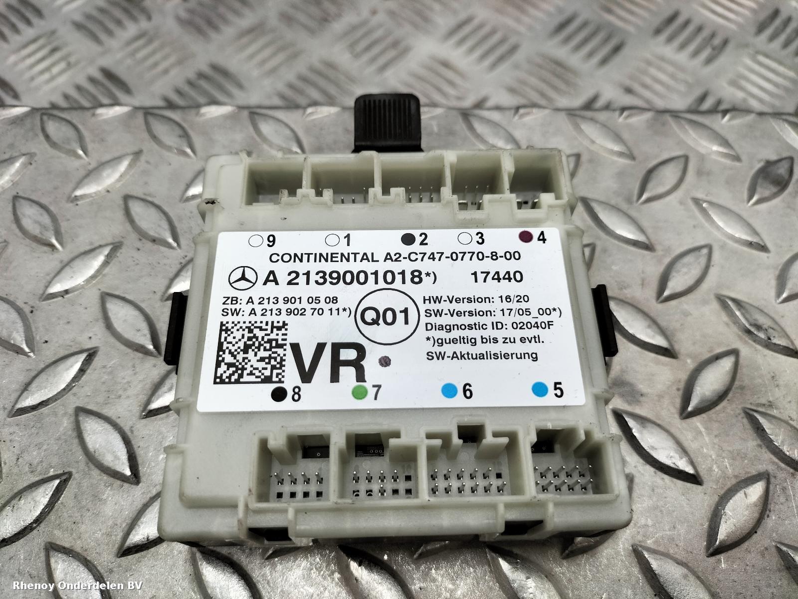 2018 MERCEDES E CLASS OVERIGE View Auto part OVERIGE MERCEDES E CLASS 2018