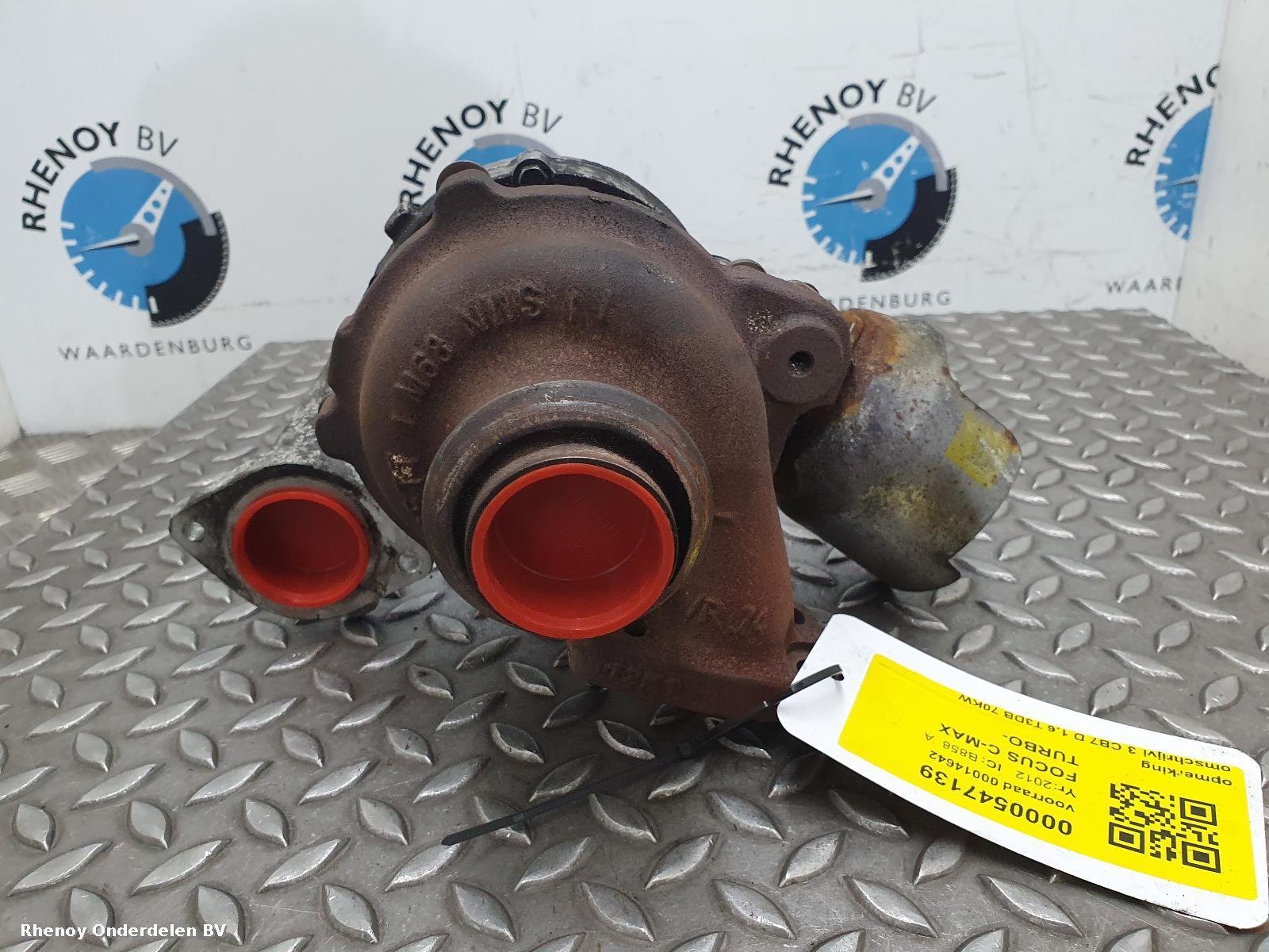 2012 FORD FOCUS C MAX TURBO View Auto part TURBO FORD FOCUS C MAX 2012