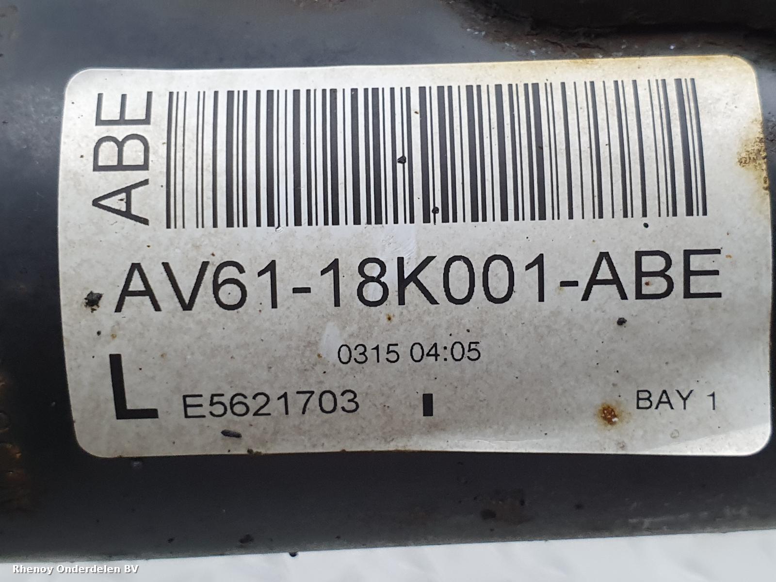 2012 FORD FOCUS C MAX VEERPOOT / SCHOKBREKER LV View Auto part VEERPOOT / SCHOKBREKER LV FORD FOCUS C MAX 2012