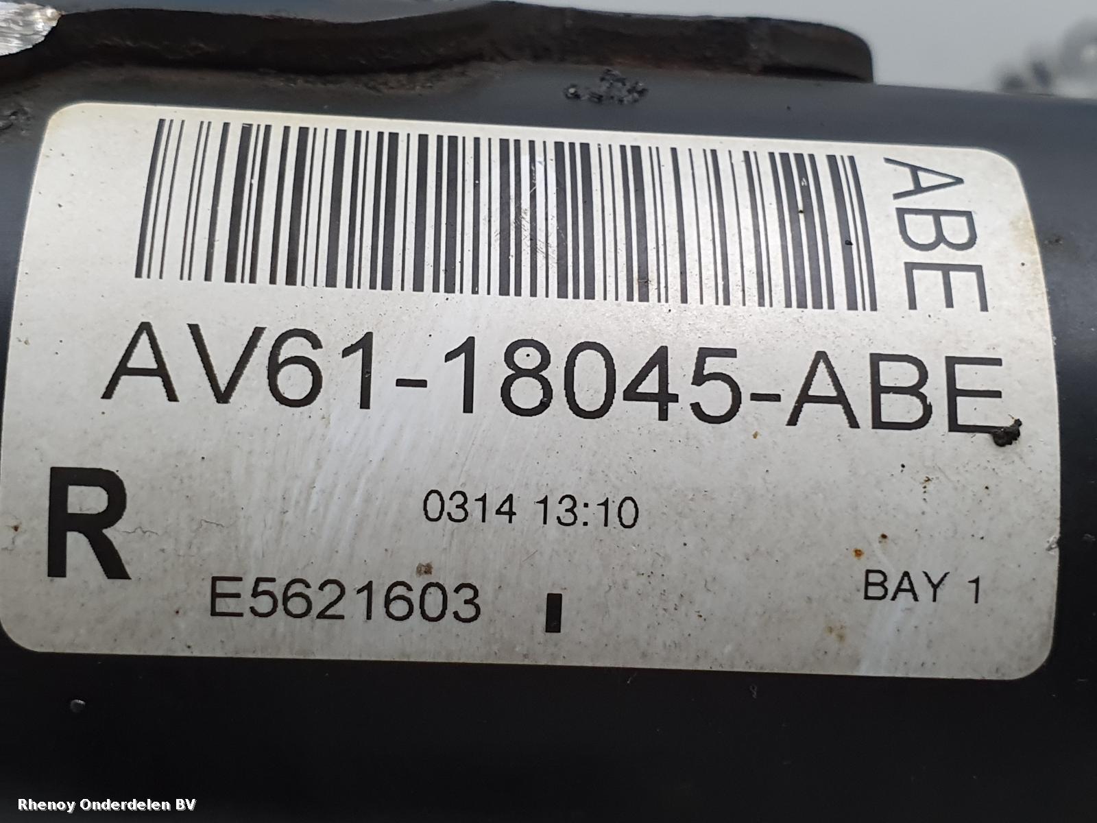 2012 FORD FOCUS C MAX VEERPOOT / SCHOKBREKER RV View Auto part VEERPOOT / SCHOKBREKER RV FORD FOCUS C MAX 2012