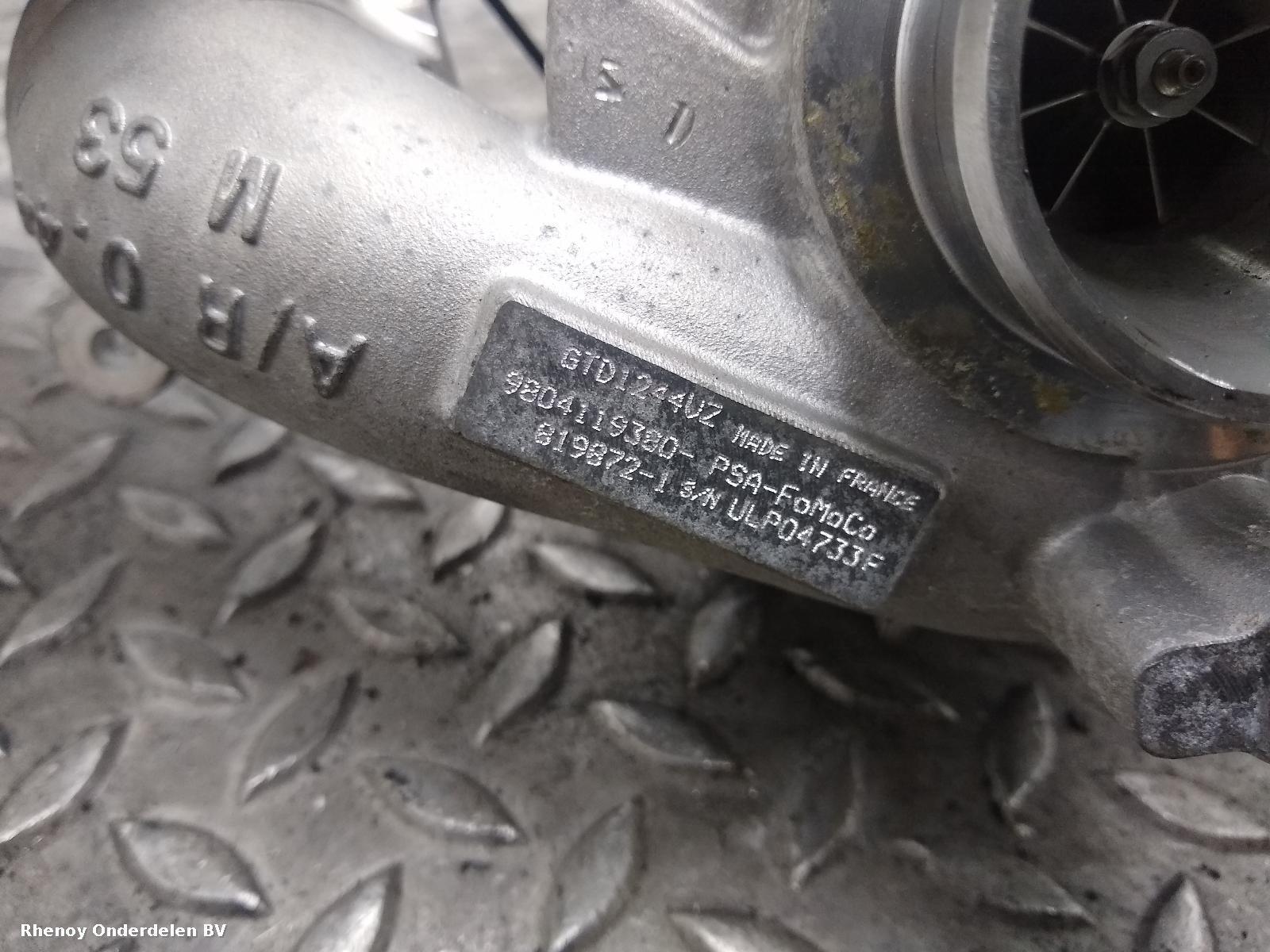 2018 FORD FOCUS TURBO View Auto part TURBO FORD FOCUS 2018