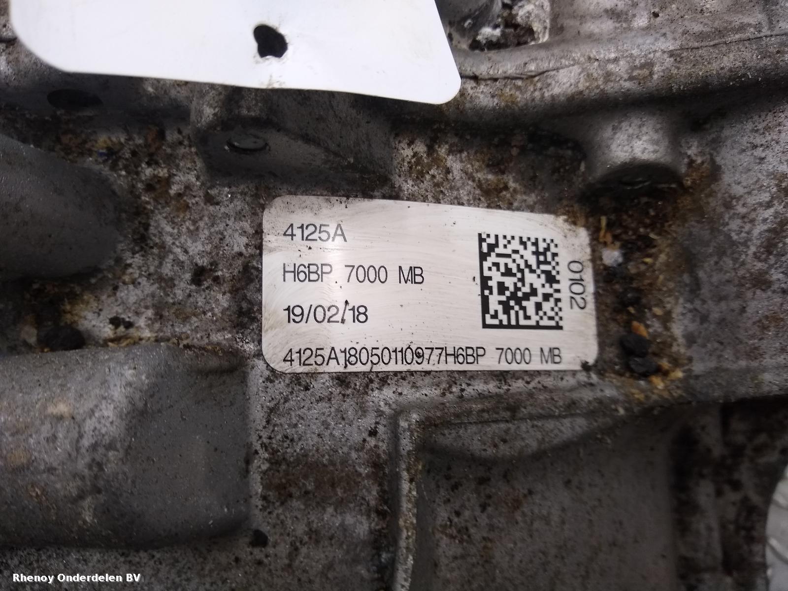 2018 FORD FIESTA TRANSMISSIE / VERSNELLINGSBAK View Auto part TRANSMISSIE / VERSNELLINGSBAK FORD FIESTA 2018
