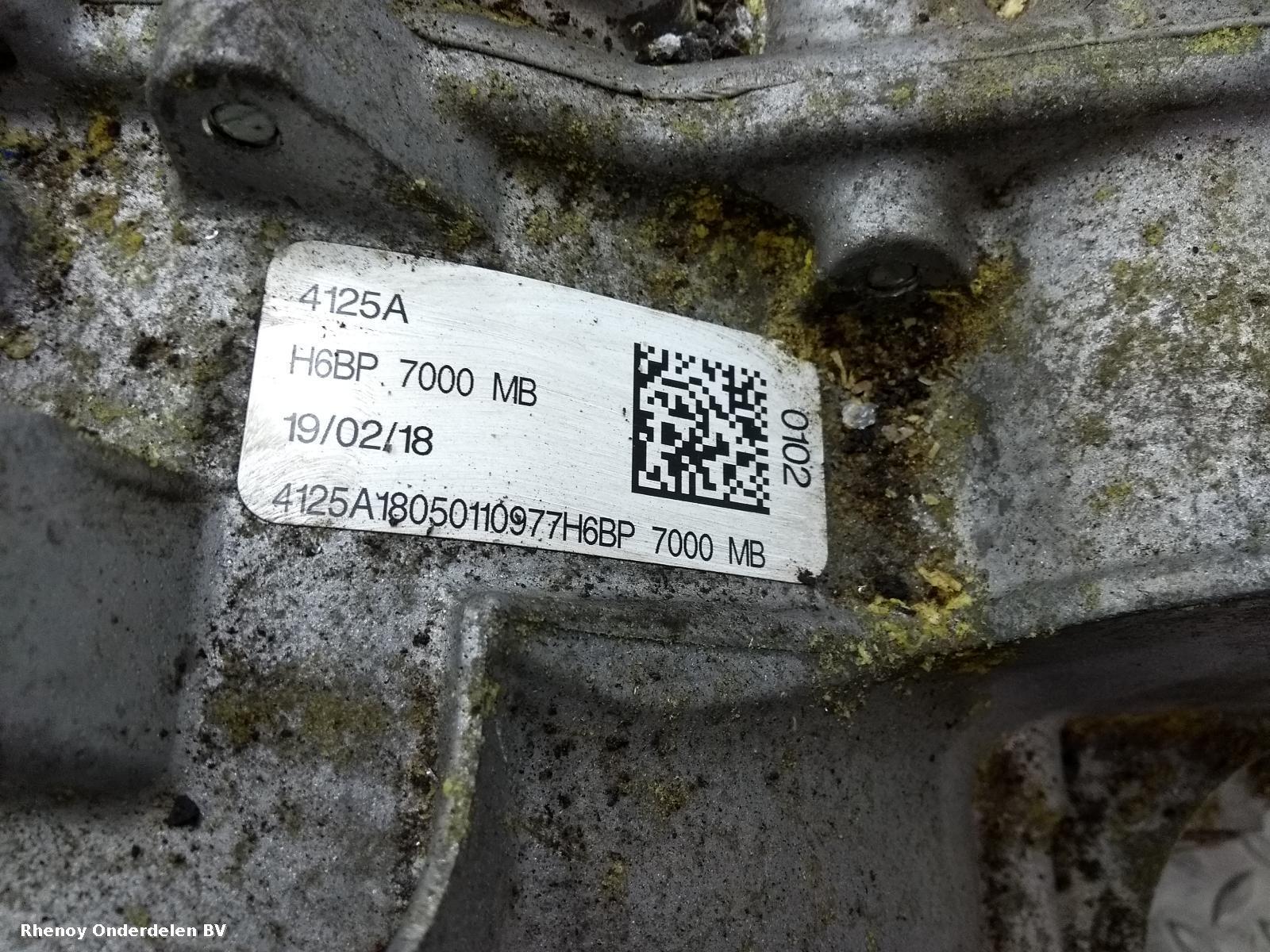 2018 FORD FIESTA TRANSMISSIE / VERSNELLINGSBAK View Auto part TRANSMISSIE / VERSNELLINGSBAK FORD FIESTA 2018