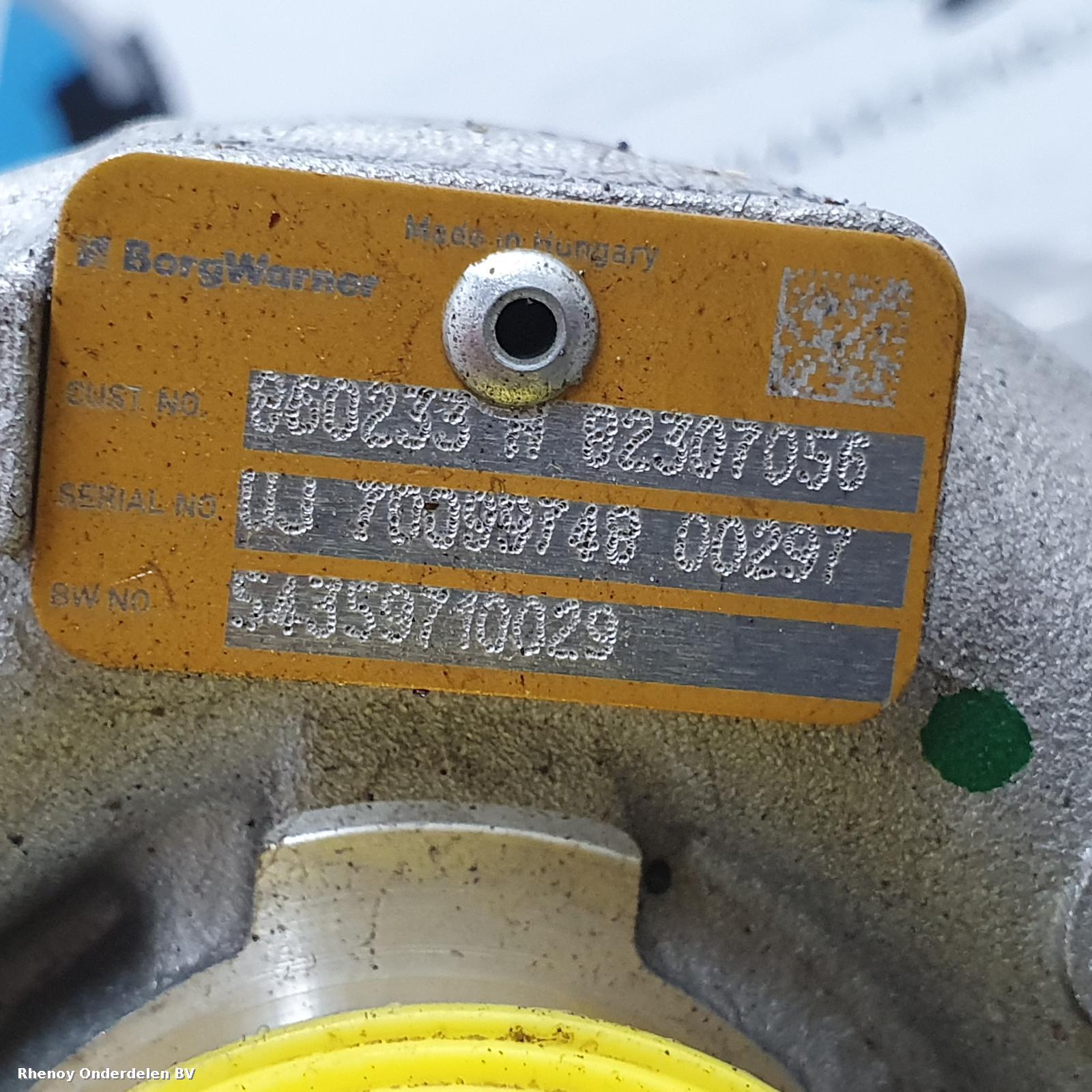 2017 RENAULT MEGANE TURBO View Auto part TURBO RENAULT MEGANE 2017