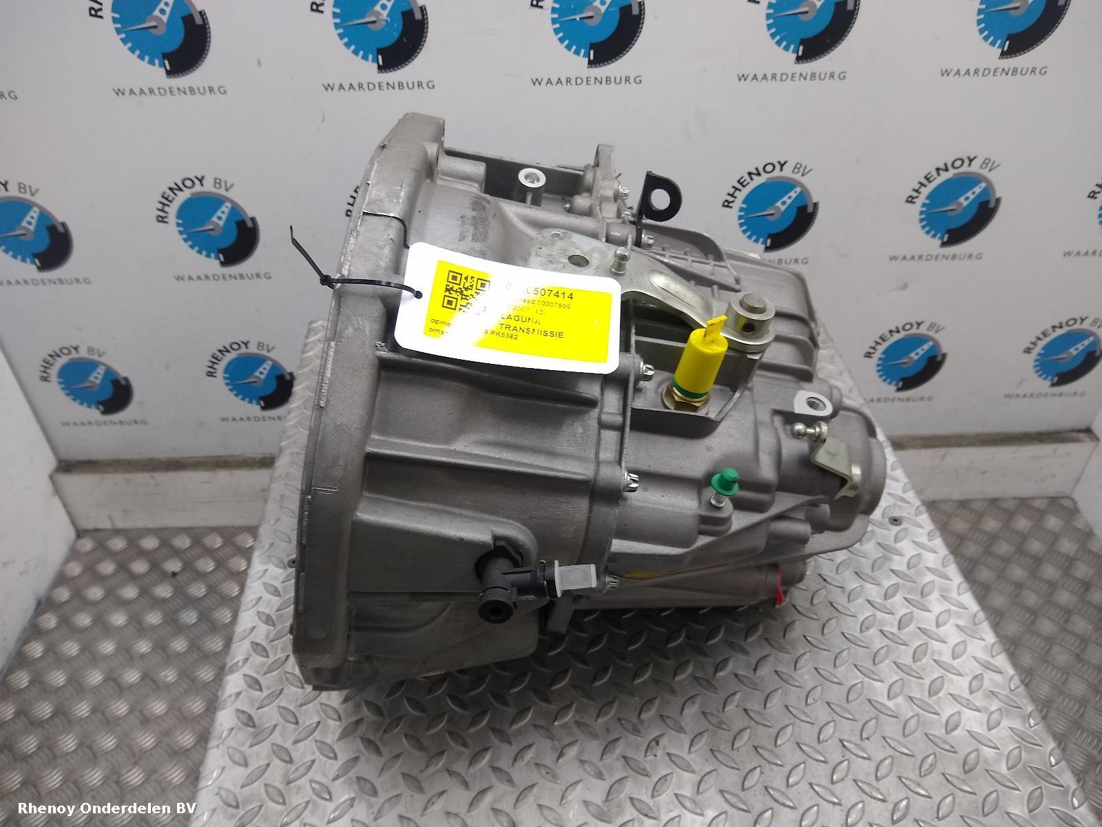 2007 RENAULT LAGUNA TRANSMISSIE / VERSNELLINGSBAK View Auto part TRANSMISSIE / VERSNELLINGSBAK RENAULT LAGUNA 2007