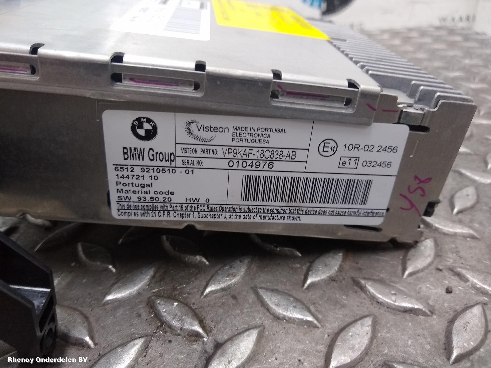 2009 BMW 1 SERIES RADIO View Auto part RADIO BMW 1 SERIES 2009