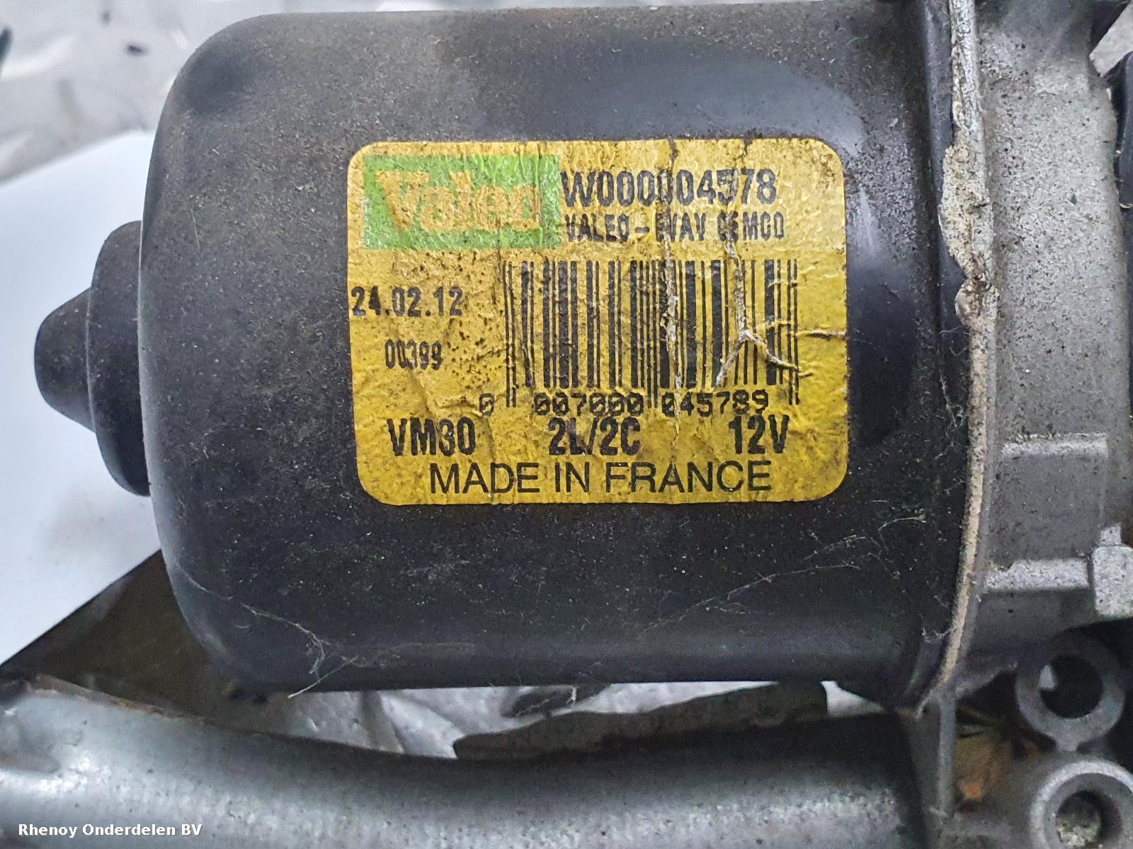 View Auto part RUITENWISSERMOTOR VOOR CITROEN C3 2012