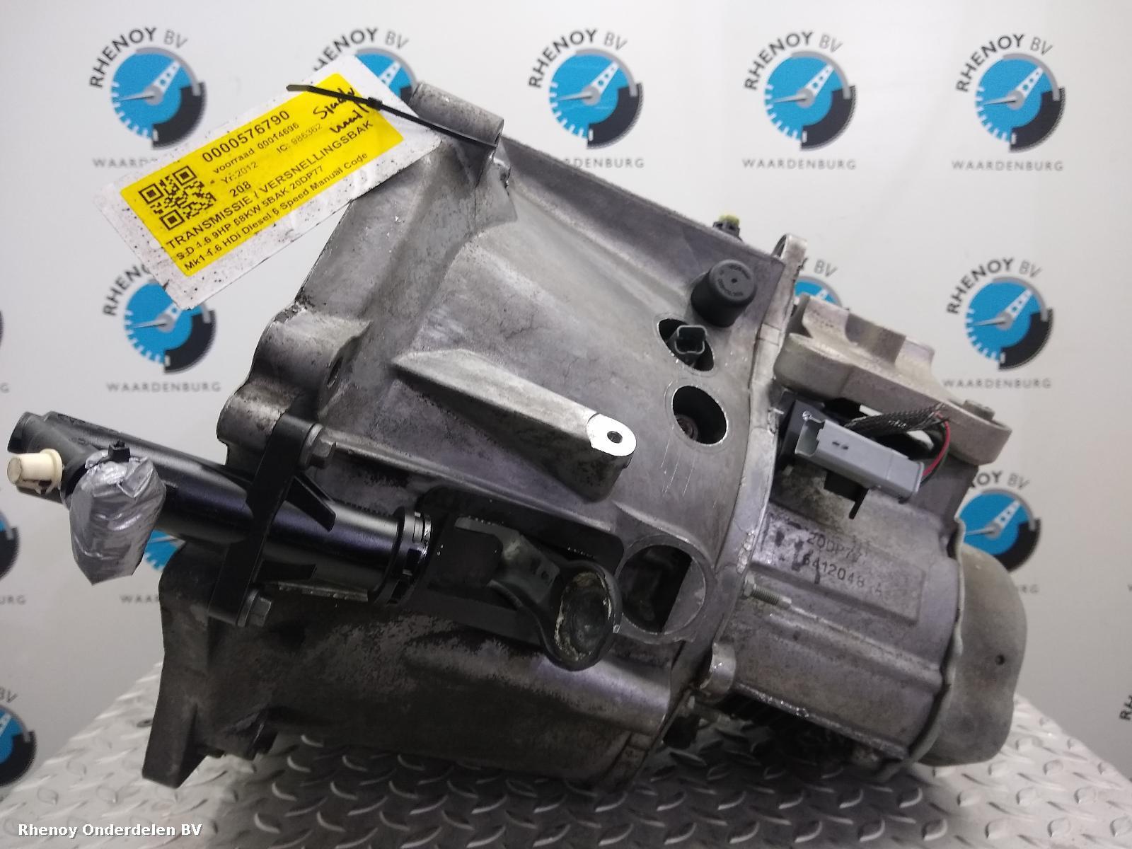 View Auto part TRANSMISSIE / VERSNELLINGSBAK PEUGEOT 208 2012