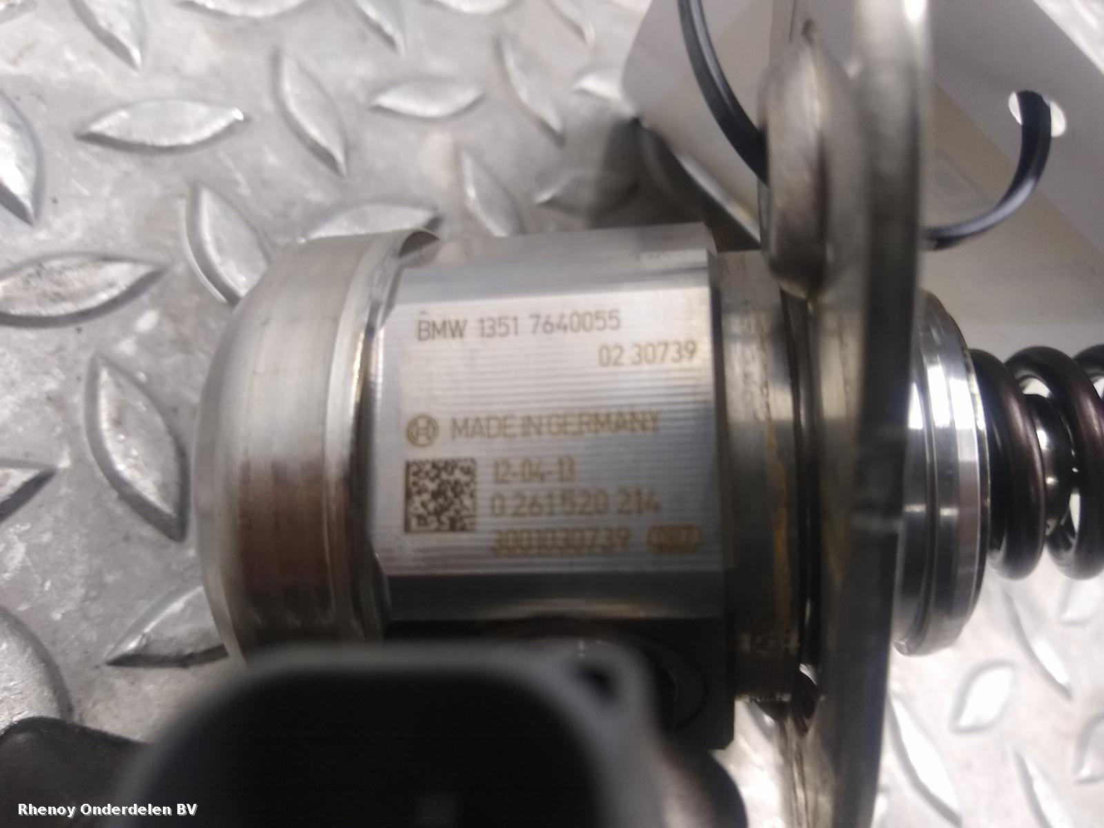 2013 BMW 3 SERIES BRANDSTOF POMP VOOR DE INJECTOR View Auto part BRANDSTOF POMP VOOR DE INJECTOR BMW 3 SERIES 2013