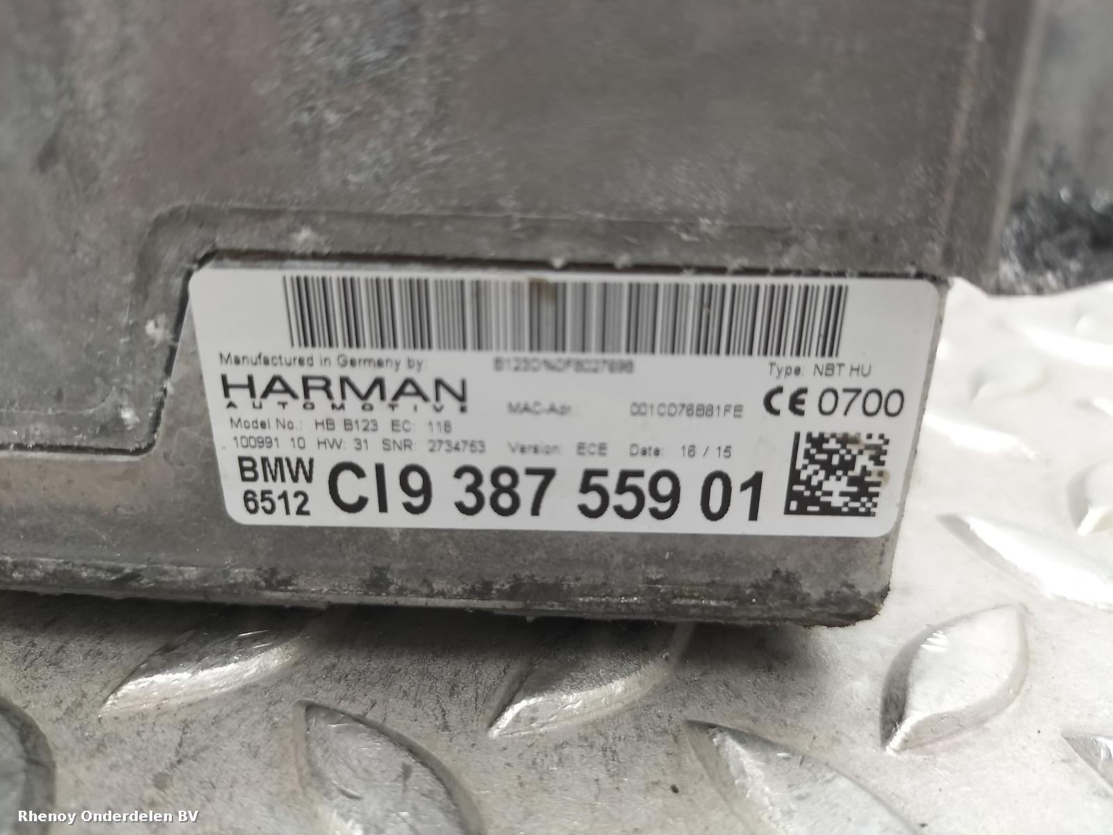 View Auto part NAVIGATIE BMW I3 2015