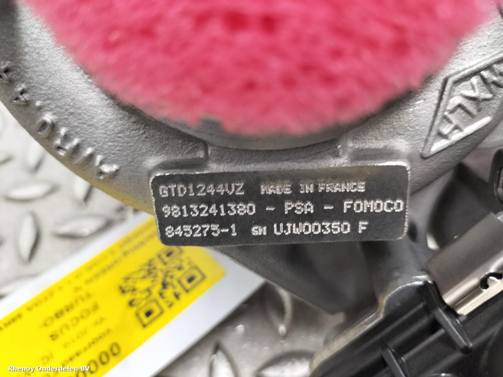 2019 FORD FOCUS TURBO View Auto part TURBO FORD FOCUS 2019