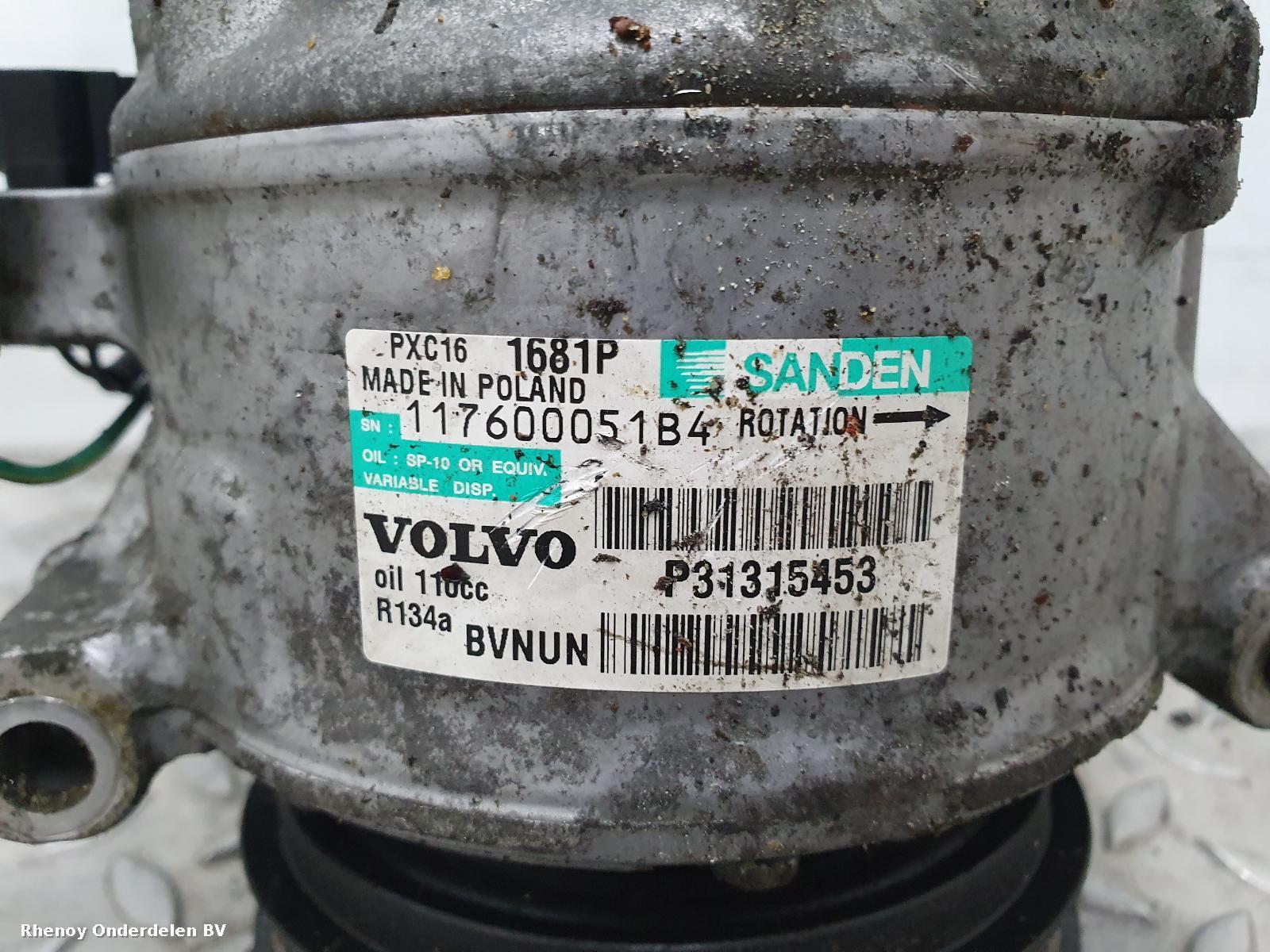 2011 VOLVO V60 AIRCO COMPRESSOR / AIRCOPOMP View Auto part AIRCO COMPRESSOR / AIRCOPOMP VOLVO V60 2011