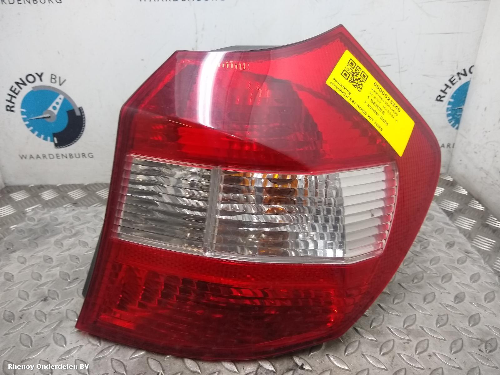 View Auto part R Taillight BMW 1 SERIES 2007
