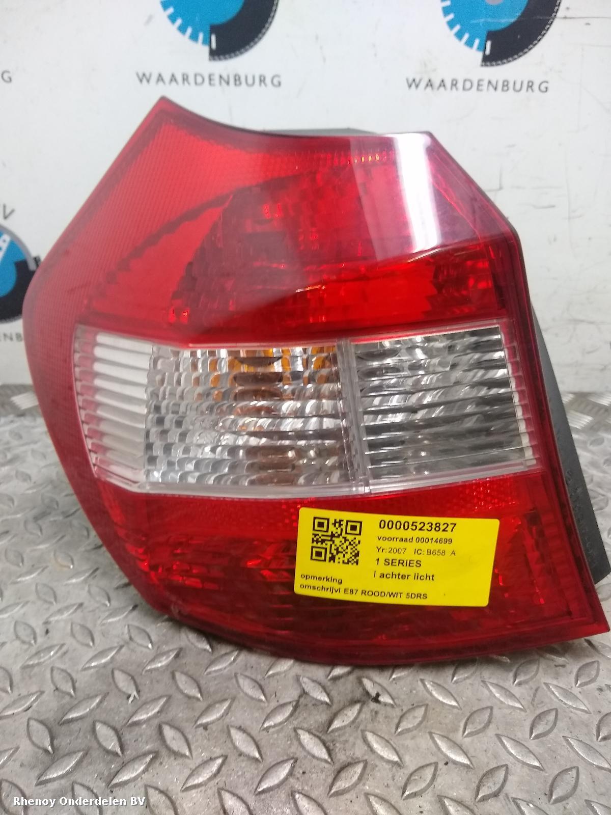 View Auto part L Taillight BMW 1 SERIES 2007