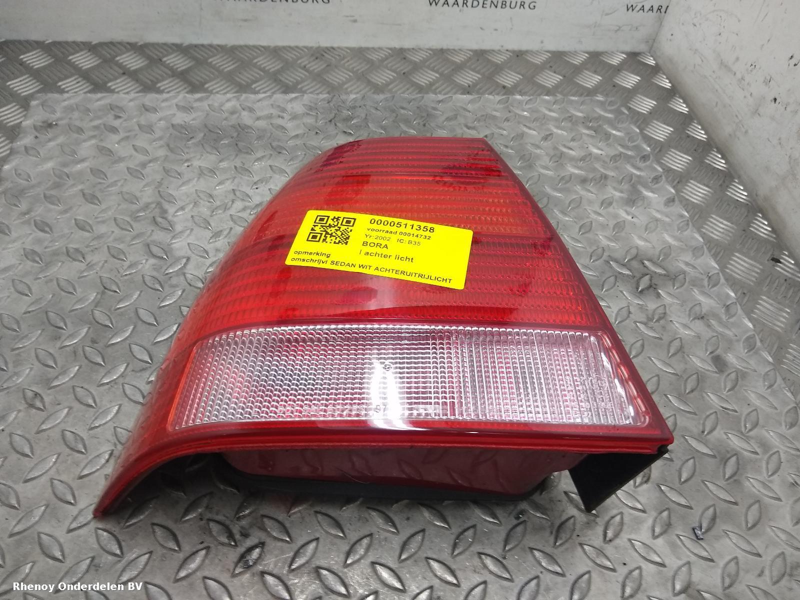 View Auto part L Taillight VOLKSWAGEN BORA 2002
