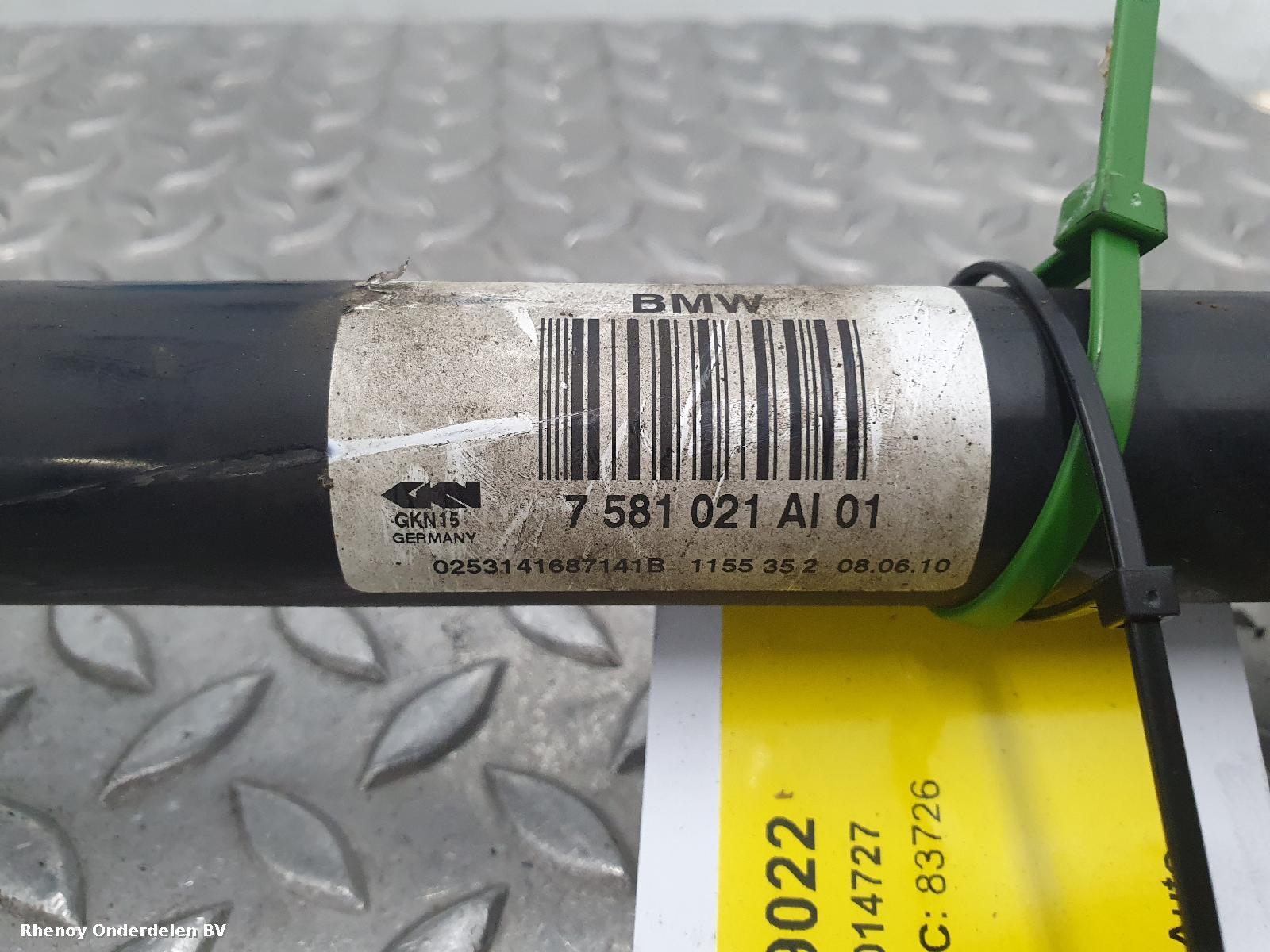 2010 BMW 5 SERIES AANDRIJFAS L View Auto part AANDRIJFAS L BMW 5 SERIES 2010