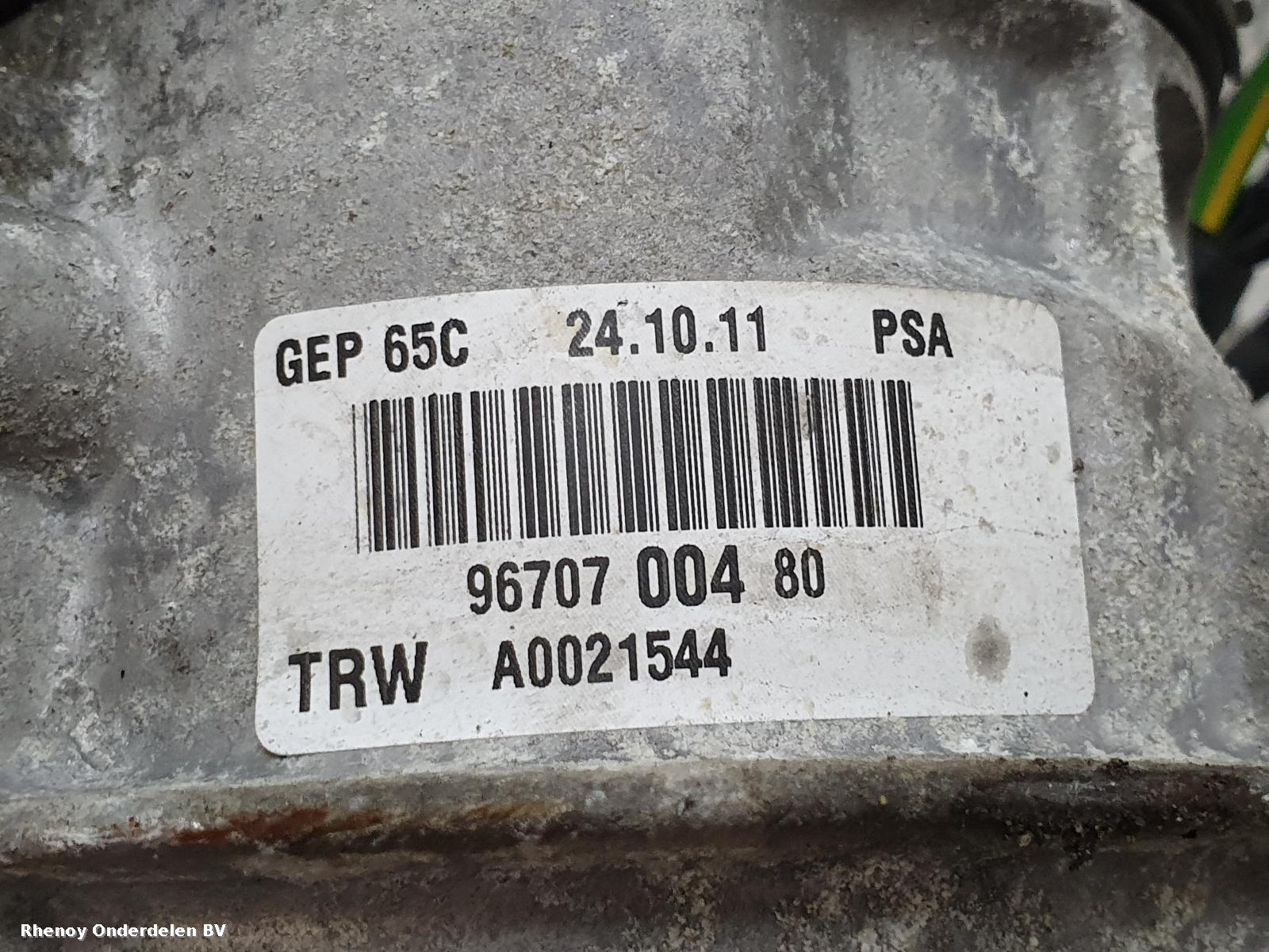 2012 PEUGEOT PARTNER STUURPOMP View Auto part STUURPOMP PEUGEOT PARTNER 2012