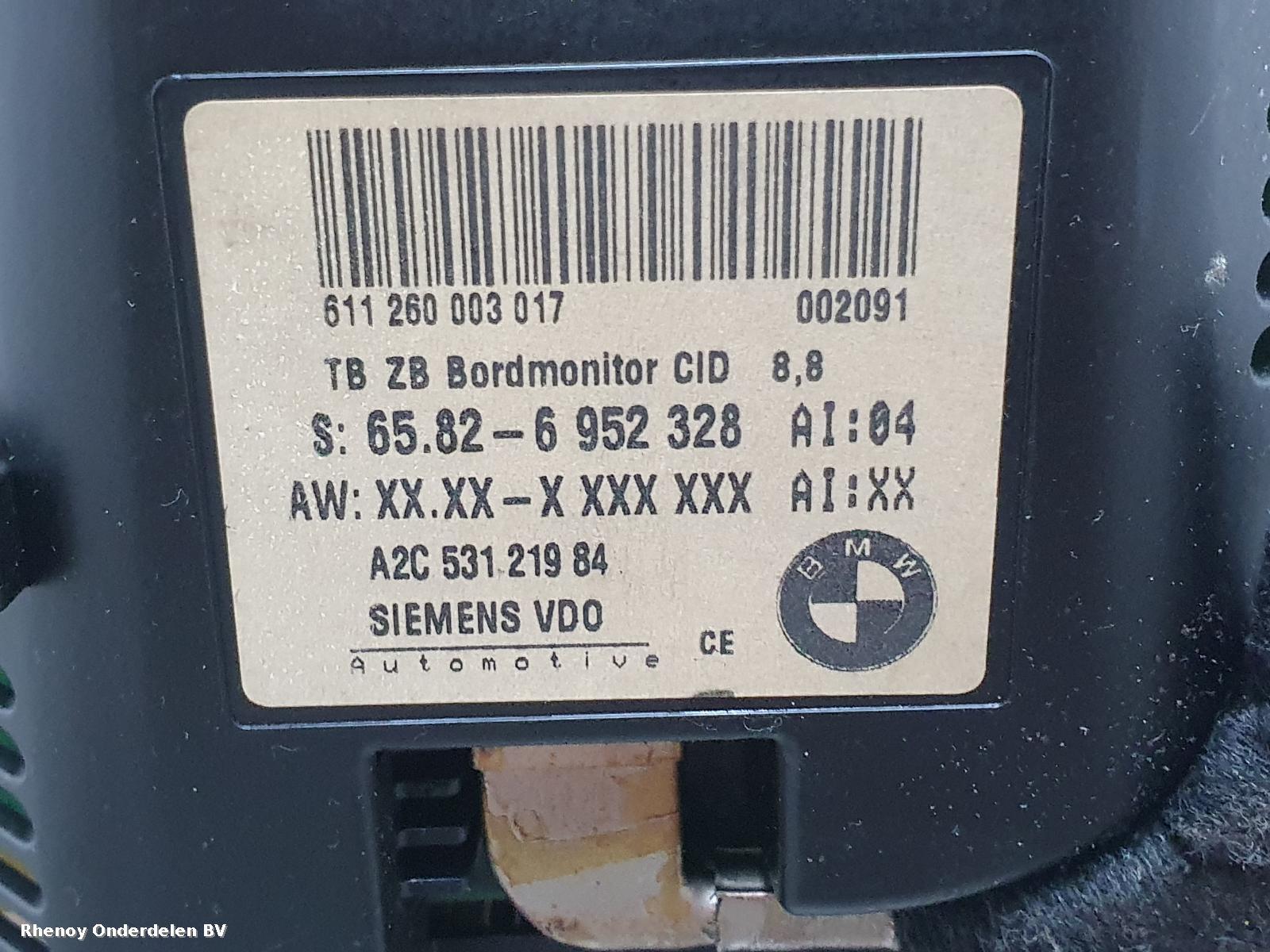 2005 BMW 5 SERIES INFORMATIE DISPLAY View Auto part INFORMATIE DISPLAY BMW 5 SERIES 2005