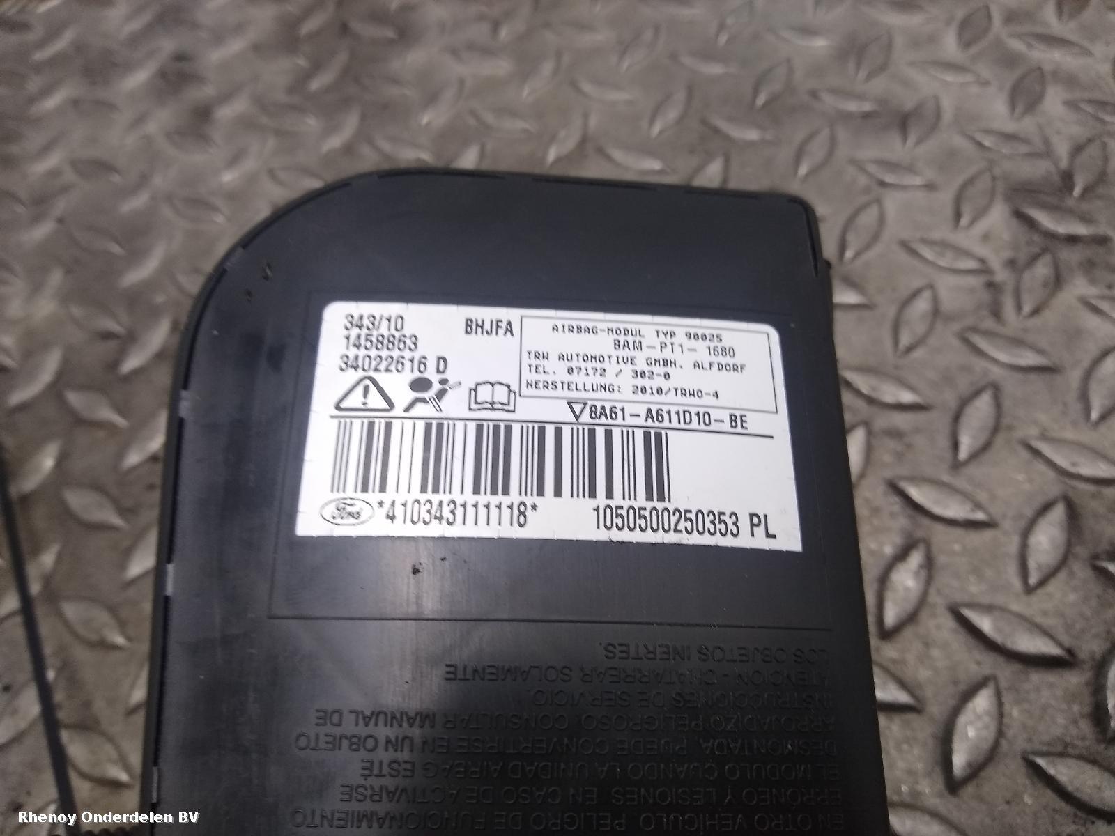 2011 FORD FIESTA AIRBAG RECHTS View Auto part AIRBAG RECHTS FORD FIESTA 2011