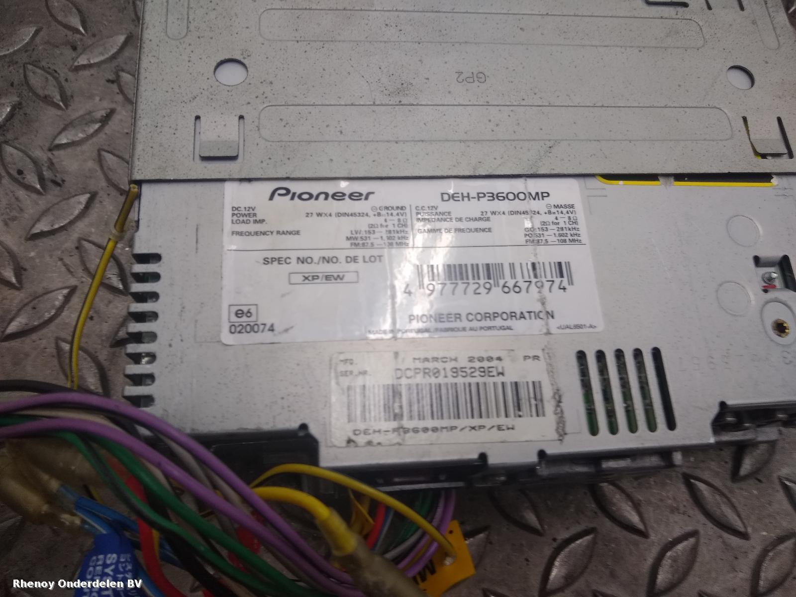 2005 KIA PICANTO RADIO View Auto part RADIO KIA PICANTO 2005