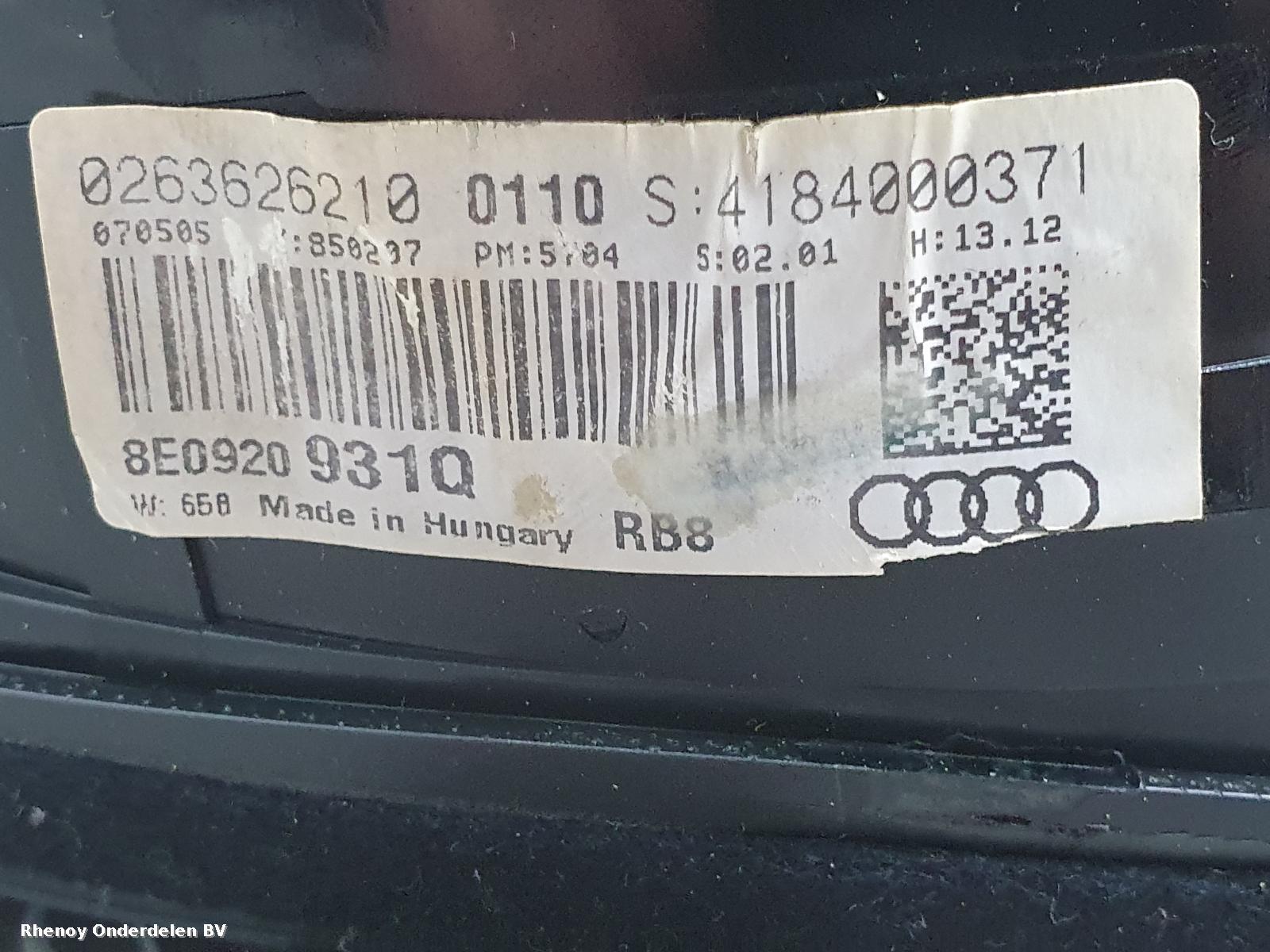 View Auto part OVERIGE AUDI A4 2005