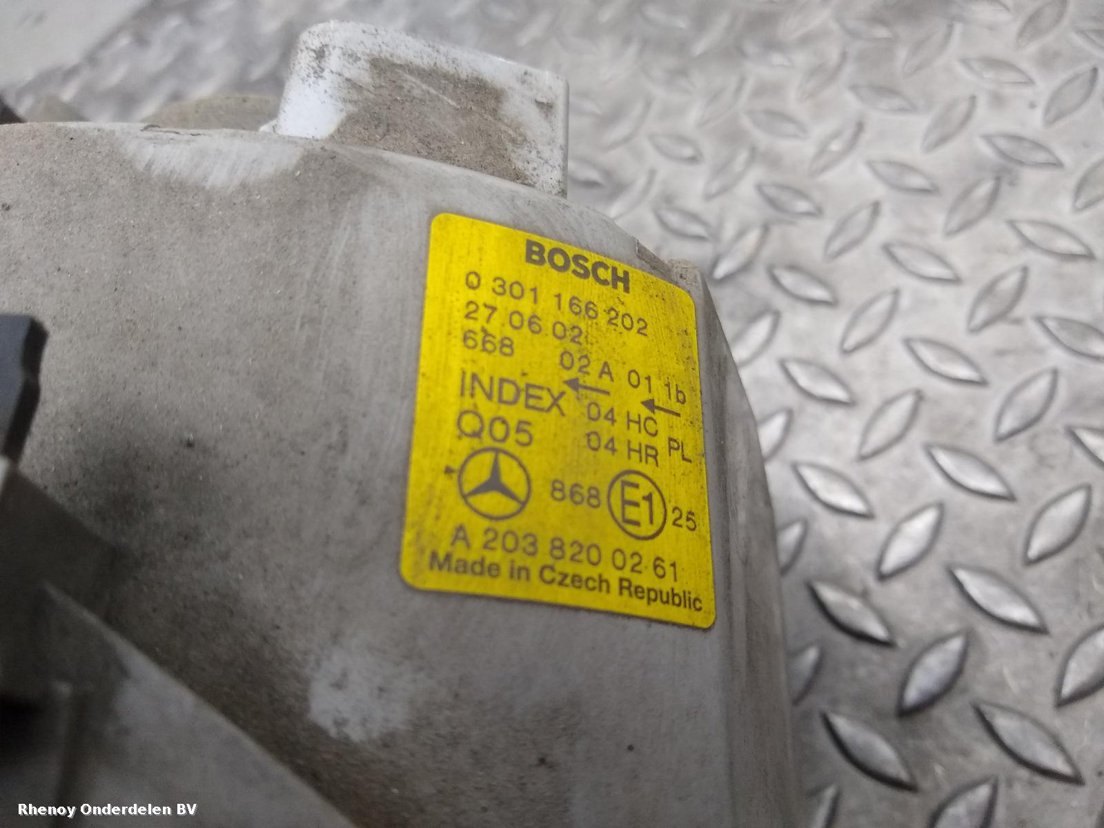 2002 MERCEDES C CLASS KOPLAMP R View Auto part KOPLAMP R MERCEDES C CLASS 2002