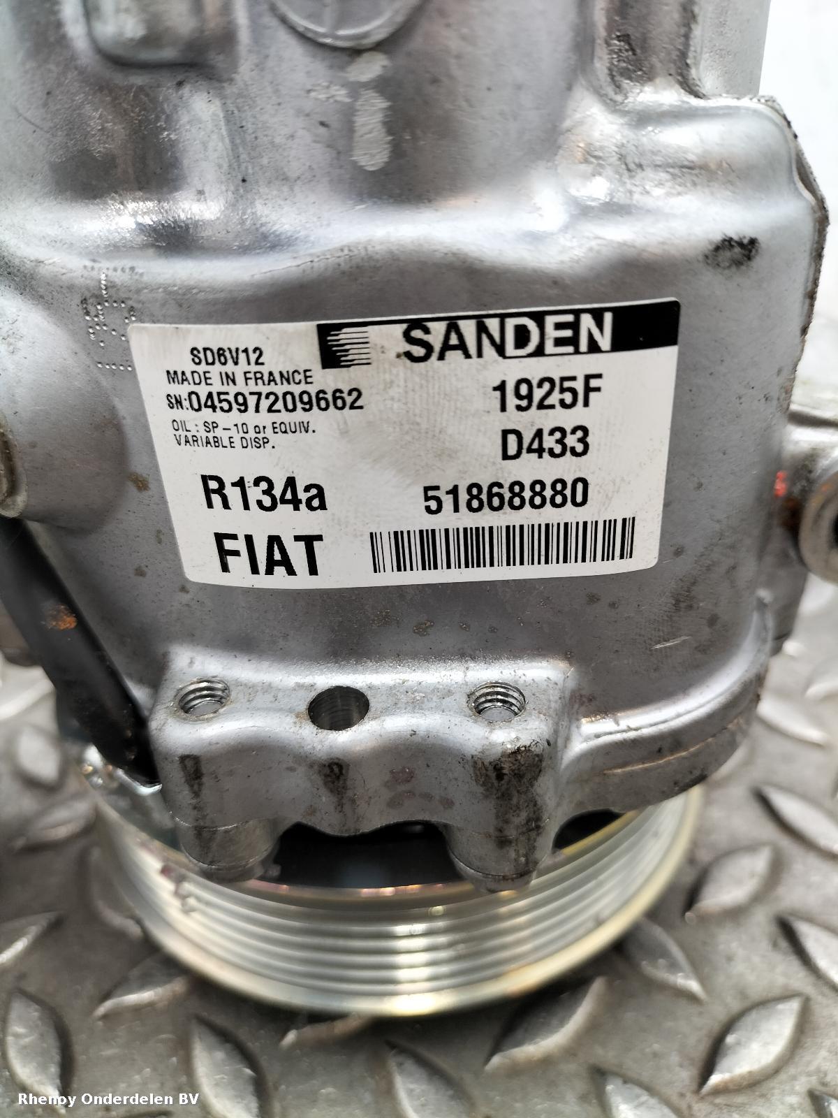 2016 FIAT DOBLO AIRCO COMPRESSOR / AIRCOPOMP View Auto part AIRCO COMPRESSOR / AIRCOPOMP FIAT DOBLO 2016