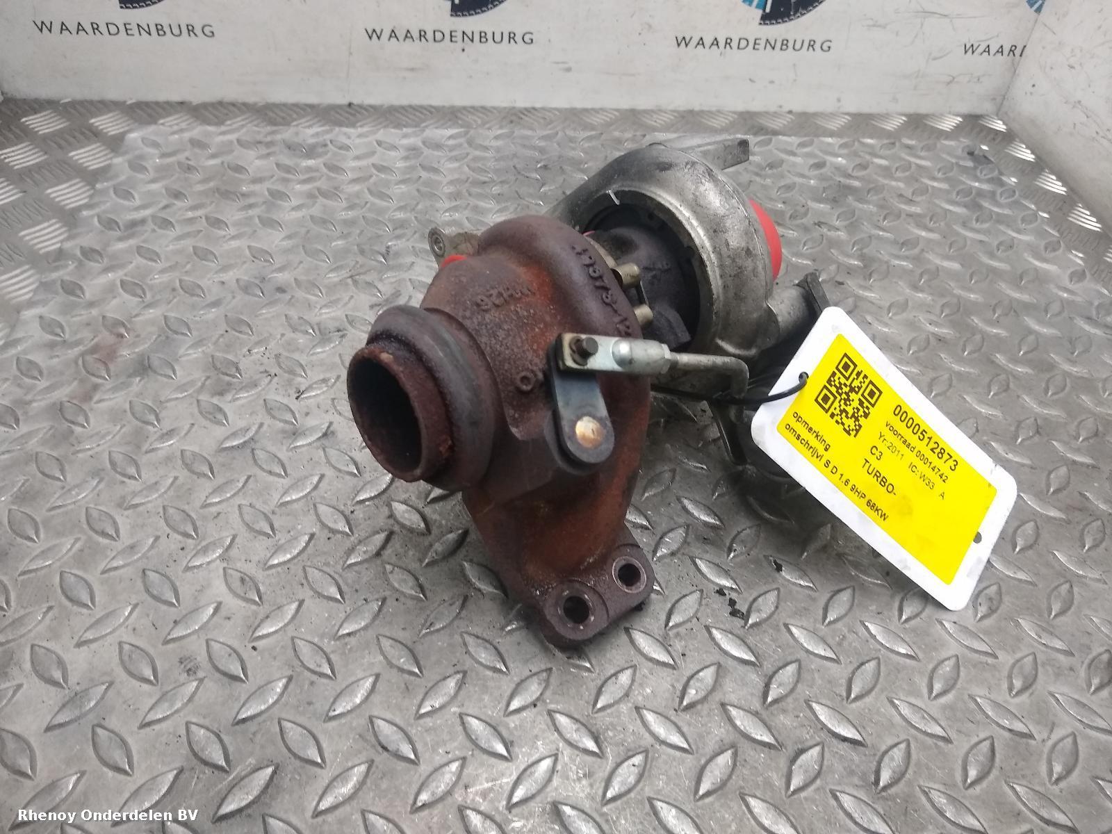 View Auto part Turbocharger CITROEN C3 2011
