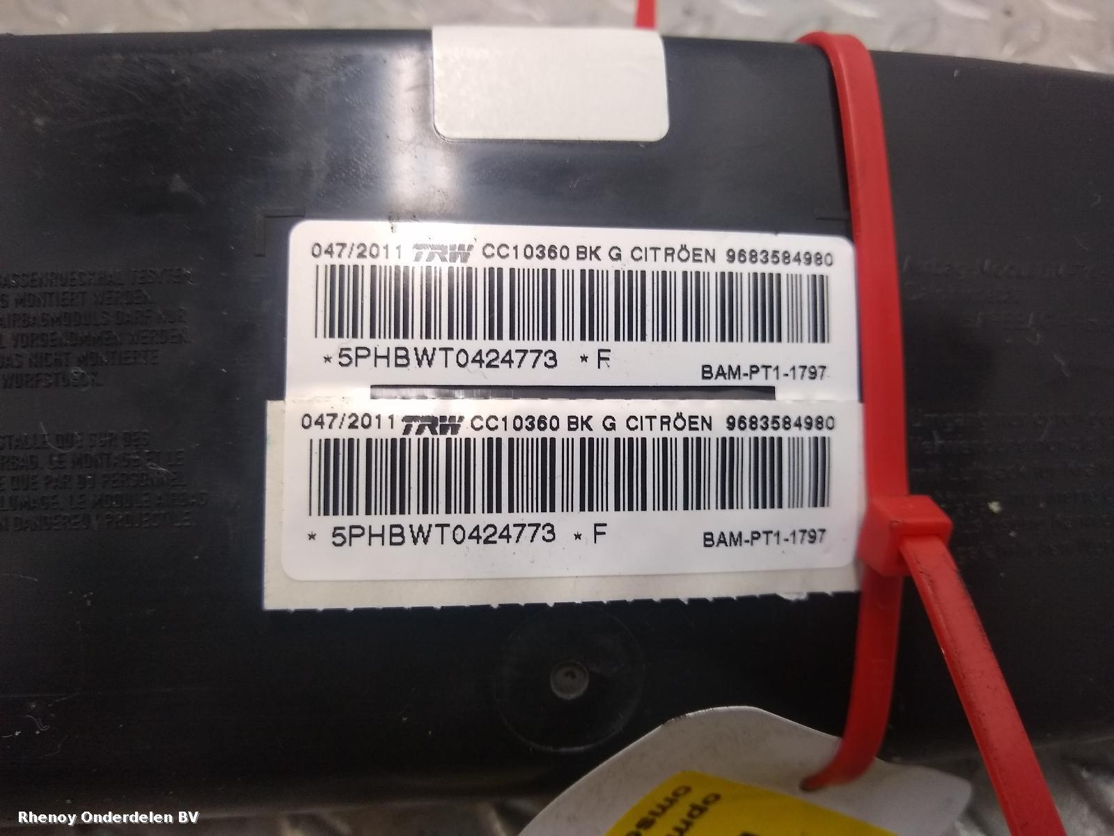View Auto part AIRBAG RECHTS CITROEN C3 2011