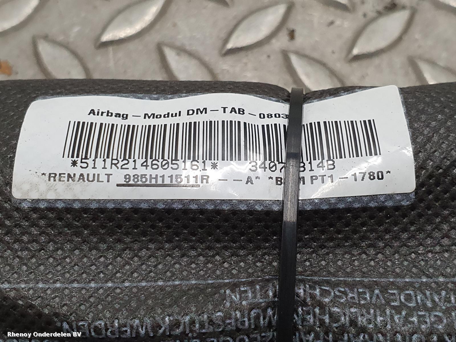 2012 RENAULT FLUENCE AIRBAG LINKS View Auto part AIRBAG LINKS RENAULT FLUENCE 2012
