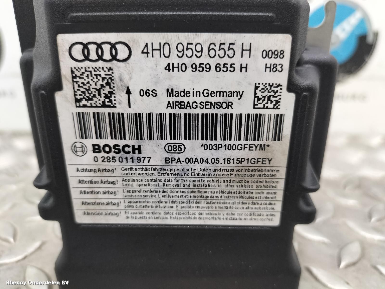 2018 AUDI A6 AIRBAG SET View Auto part AIRBAG SET AUDI A6 2018