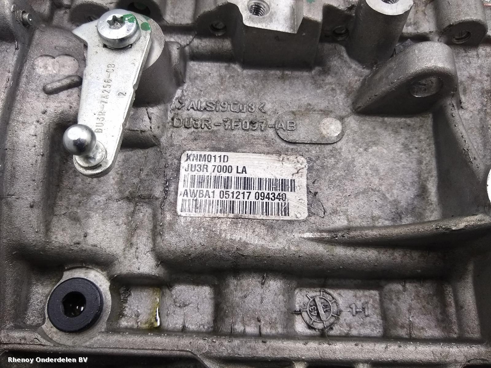 2019 RENAULT ESPACE TRANSMISSIE / VERSNELLINGSBAK View Auto part TRANSMISSIE / VERSNELLINGSBAK RENAULT ESPACE 2019