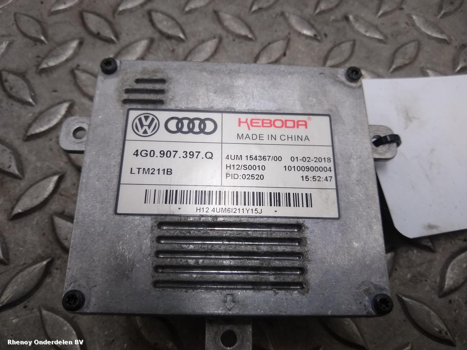 2018 AUDI A6 XENON STUURAPPARAAT View Auto part XENON STUURAPPARAAT AUDI A6 2018