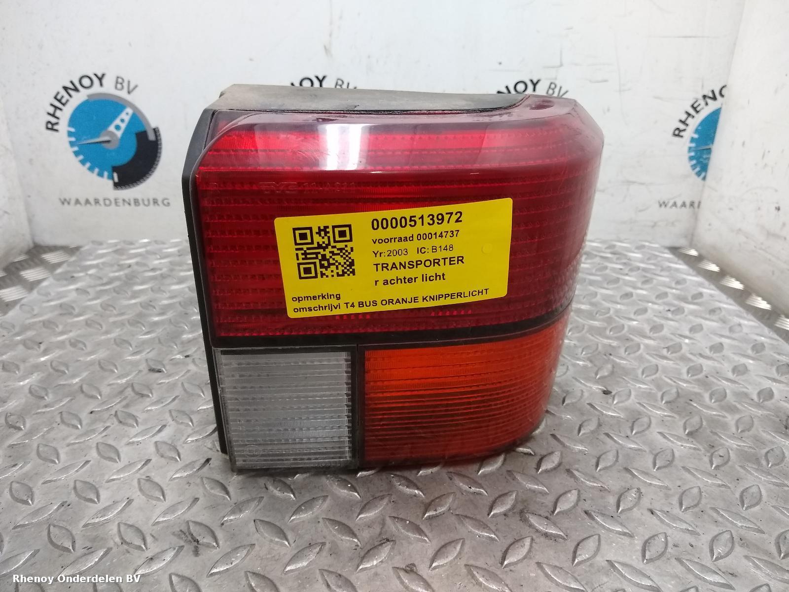 View Auto part R Taillight VOLKSWAGEN TRANSPORTER 2003